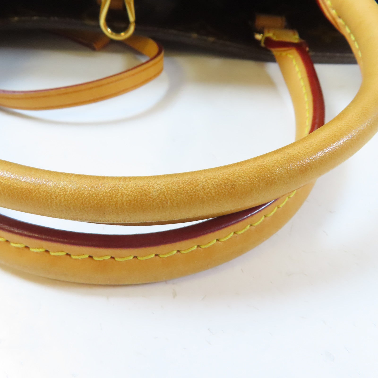 LOUIS VUITTON Monogram Montaigne GM金扣手挽肩背兩用袋啡色