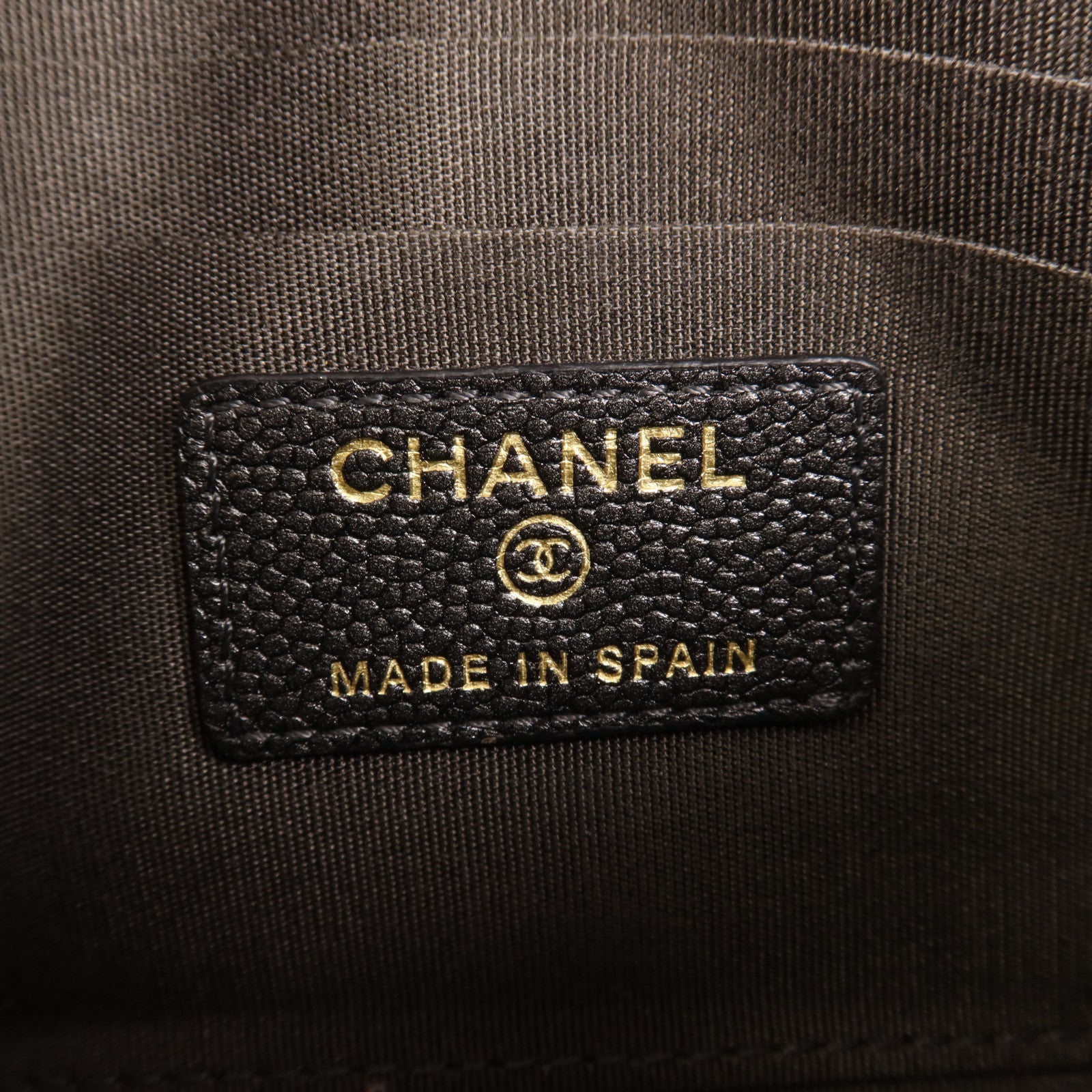 CHANEL 牛皮皮革Wallet金扣長錢包