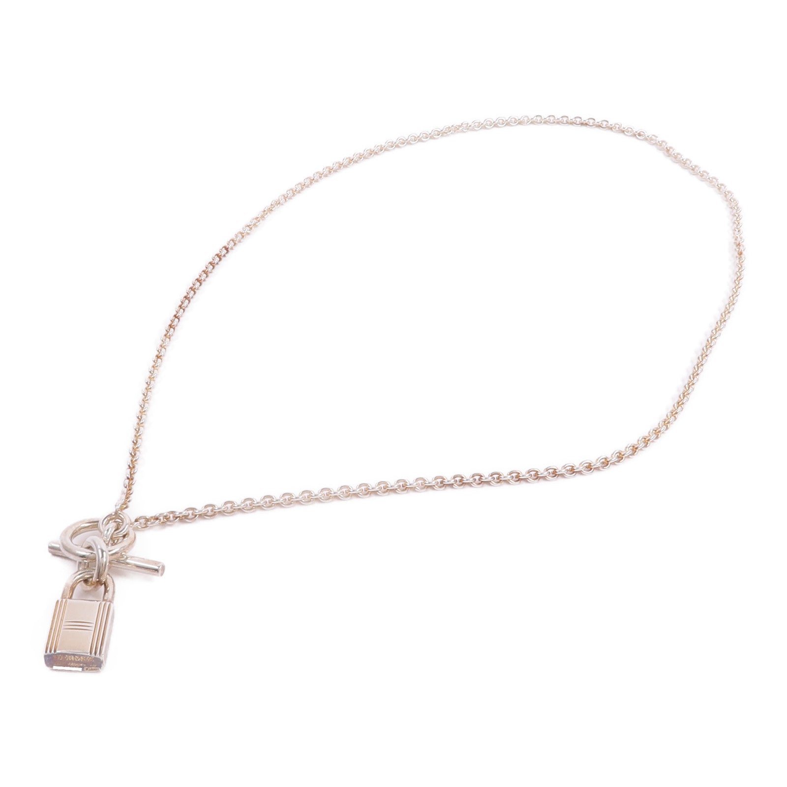 HERMES 925純銀Kelly Cadenas Pendant項鍊