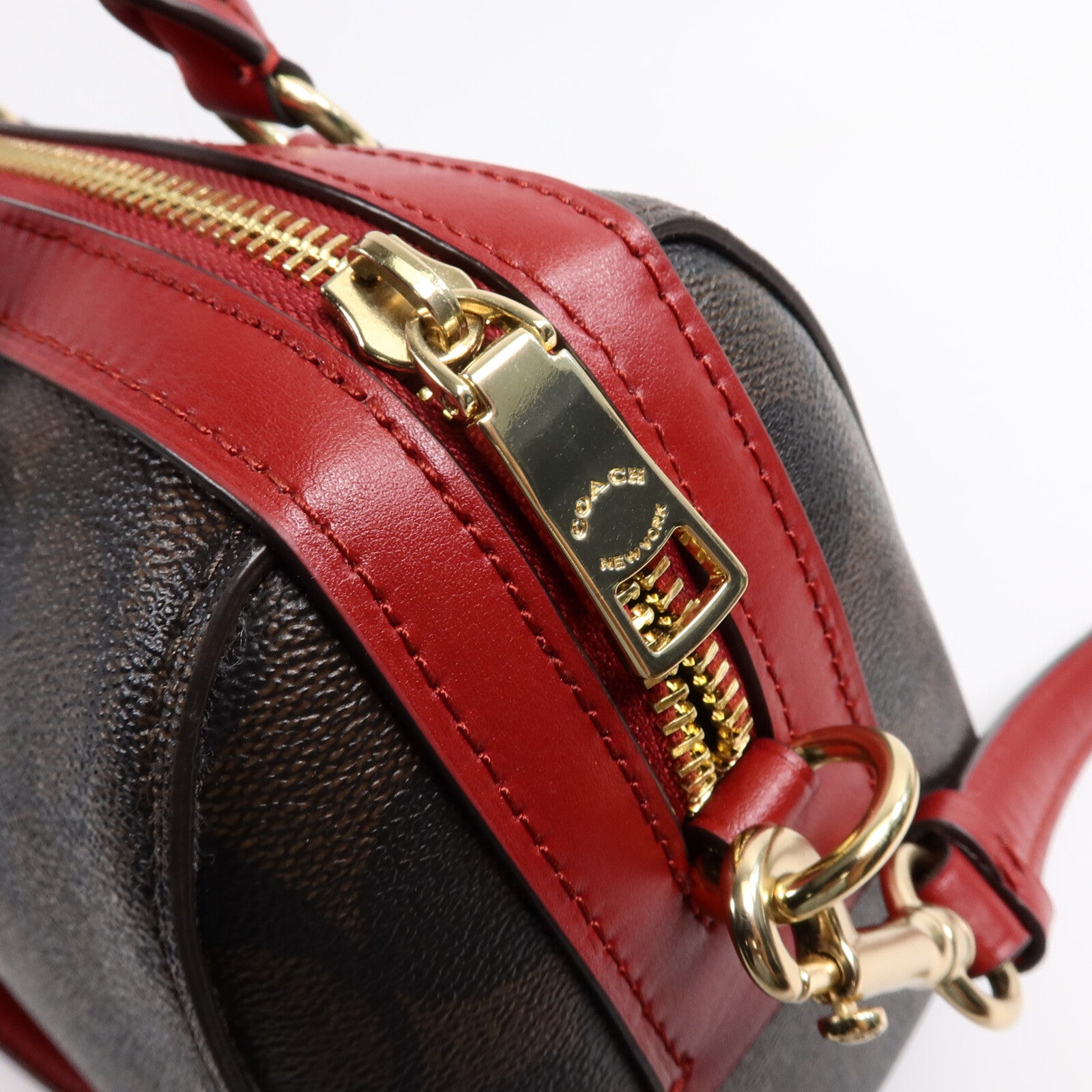 COACH 塗層帆布2 Way Shoulder Bag手挽肩背兩用袋