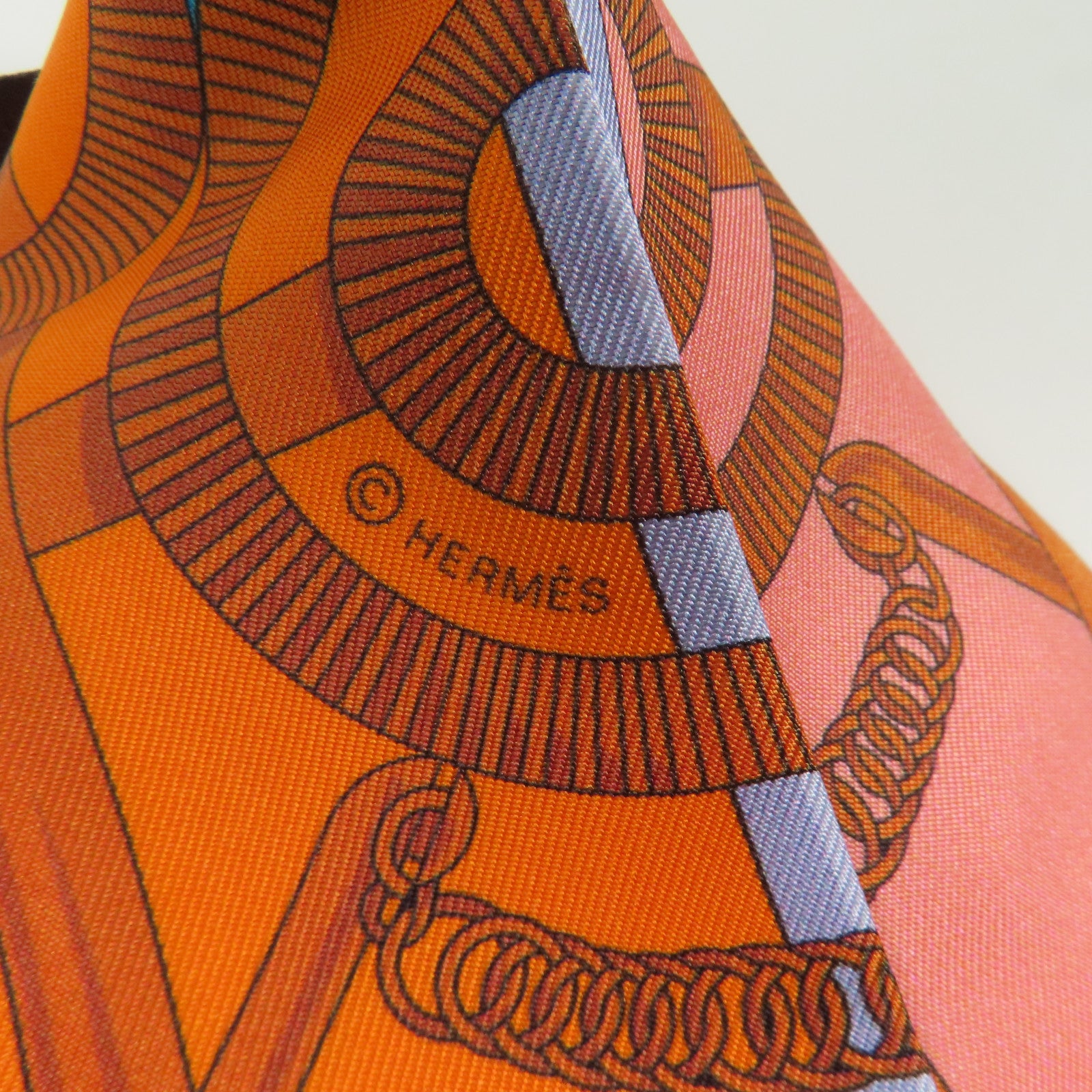 HERMES 絲質Twilly絲巾