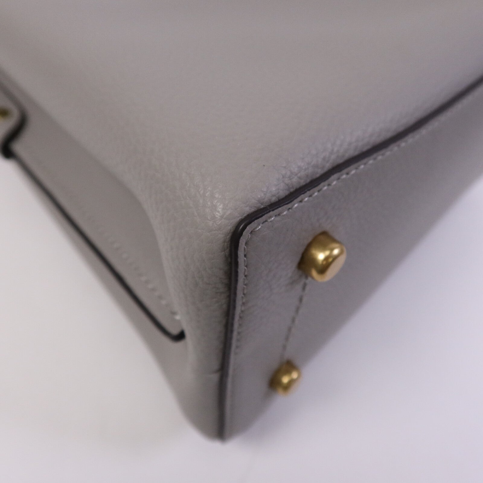 COACH 牛皮皮革Shoulder Bag金扣肩背袋