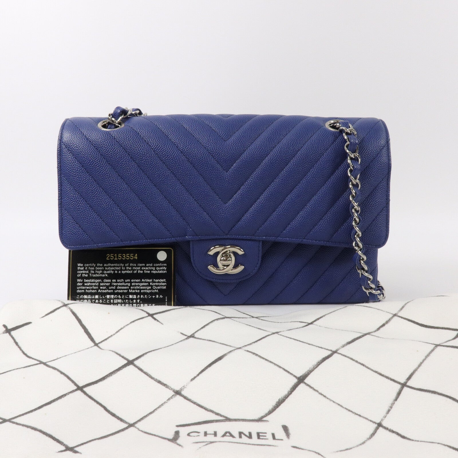 CHANEL 牛皮皮革Classic 25鏈帶肩背袋
