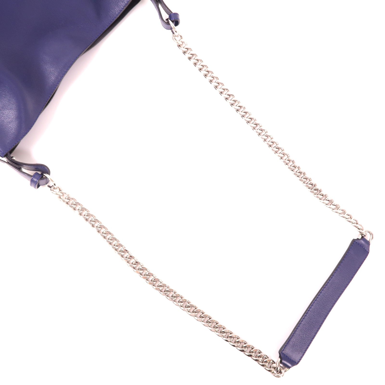 LOEWE 【激減優惠】牛皮皮革Shoulder Bag銀扣鏈帶肩背袋