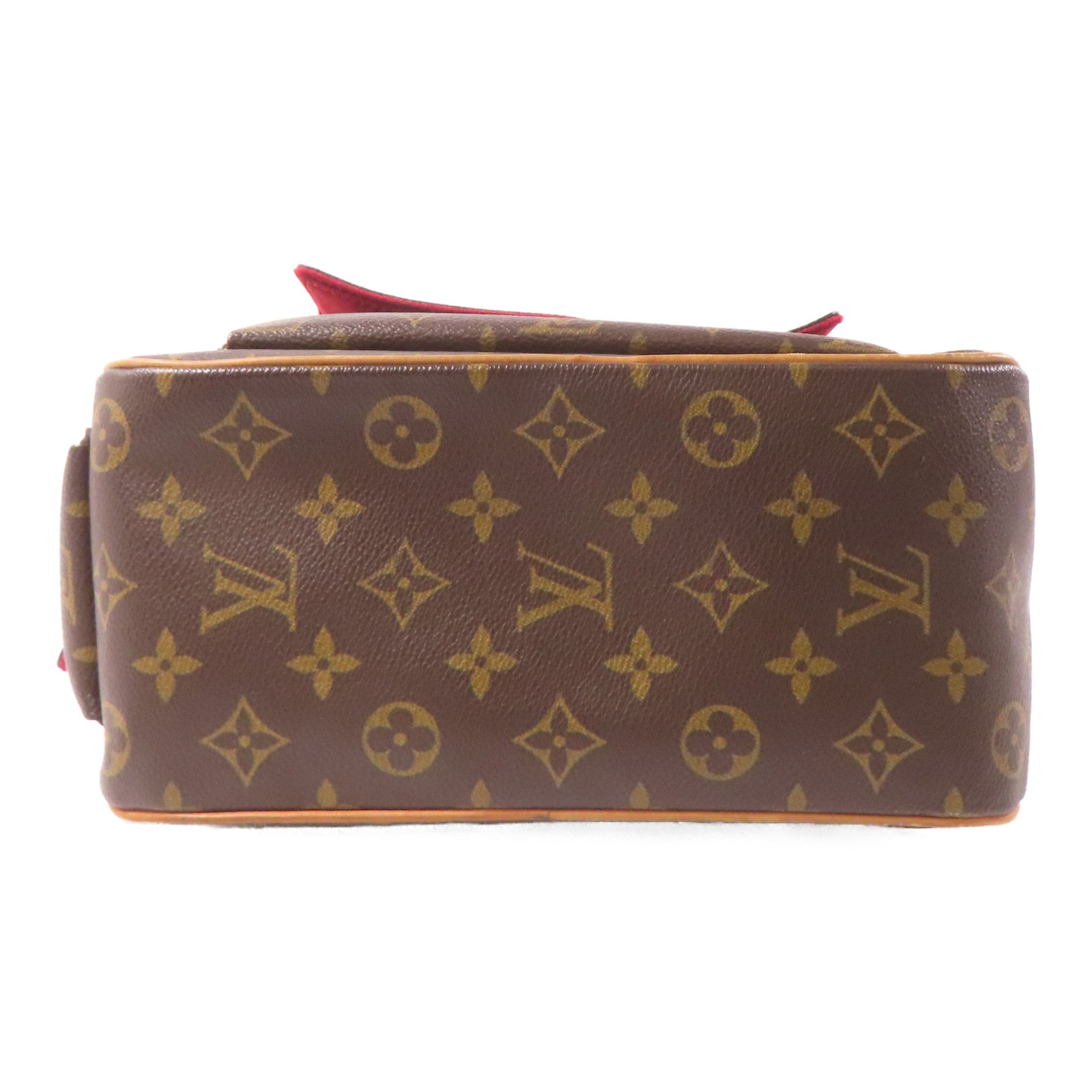 LOUIS VUITTON Monogram Excehtri-Cite金扣手挽袋啡色