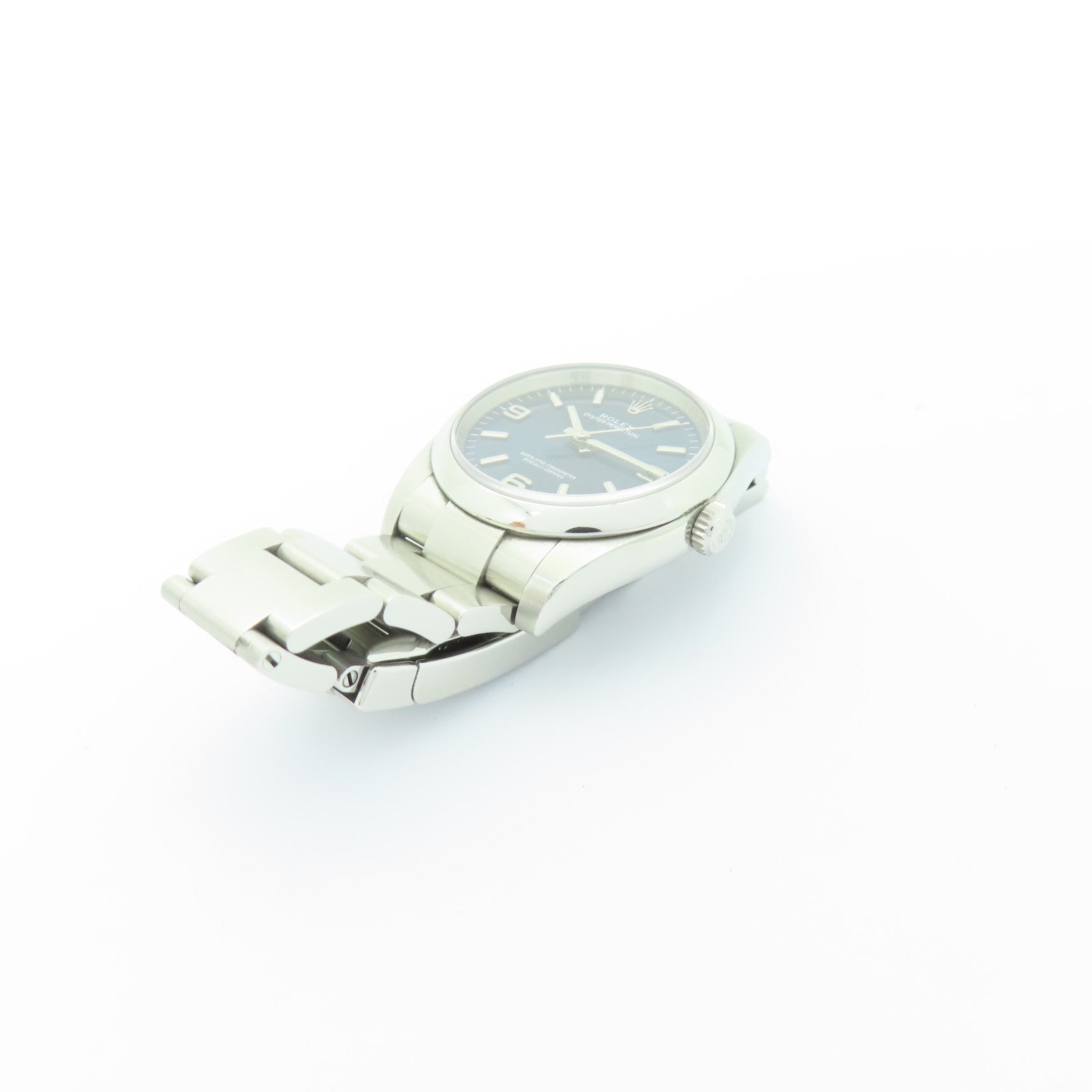 ROLEX Oyster Perpetual不鏽鋼手錶自動機芯藍色