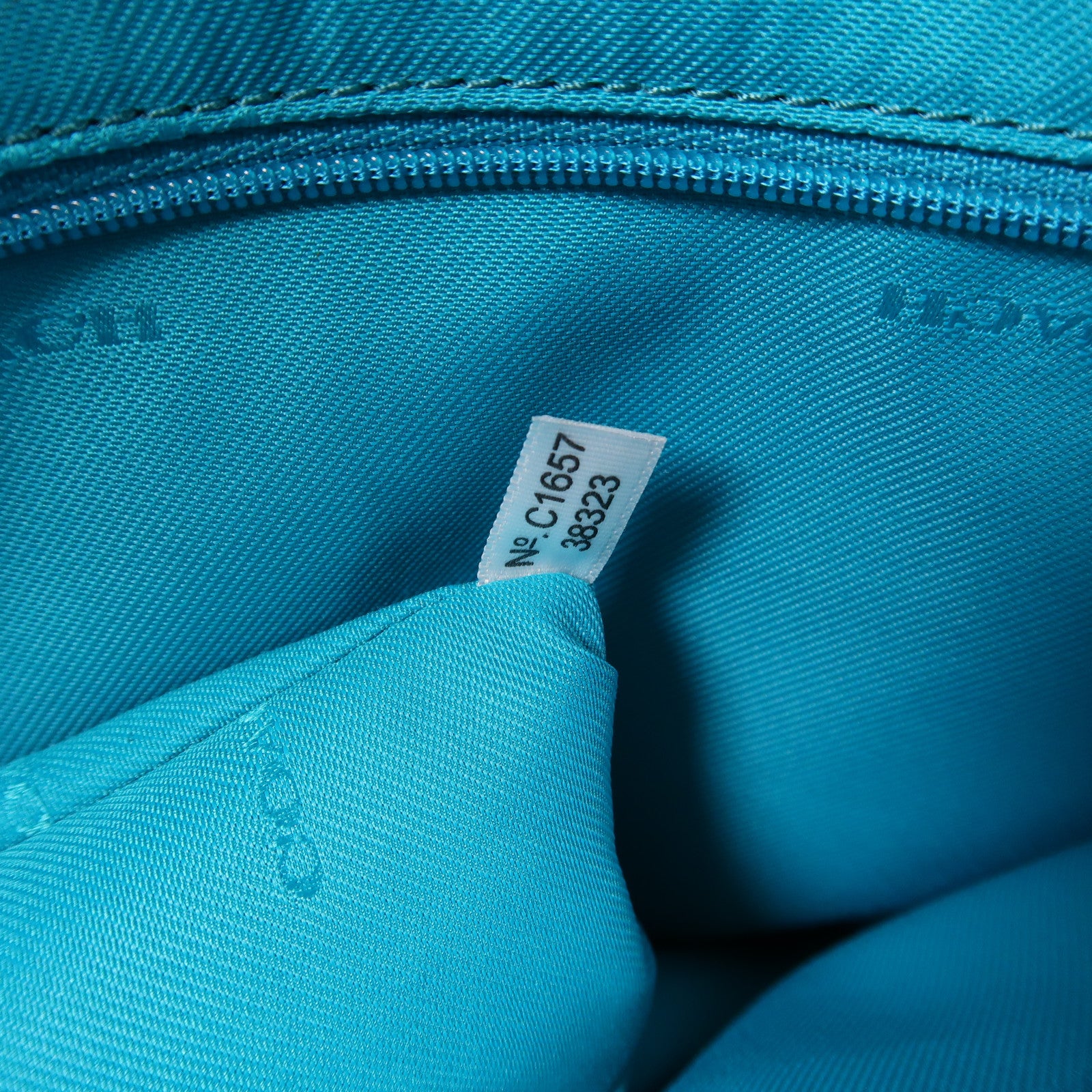 COACH SHW Turnlock Tote Shoulder Tote Bag Leather Black Blue