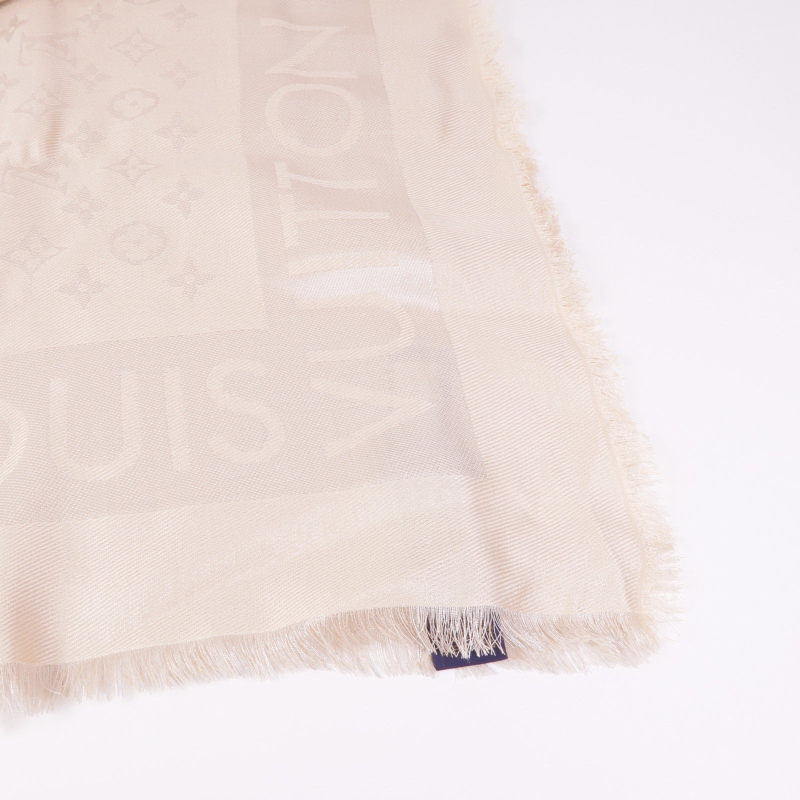 LOUIS VUITTON 絲質/羊毛Lock And Go Shine圍巾