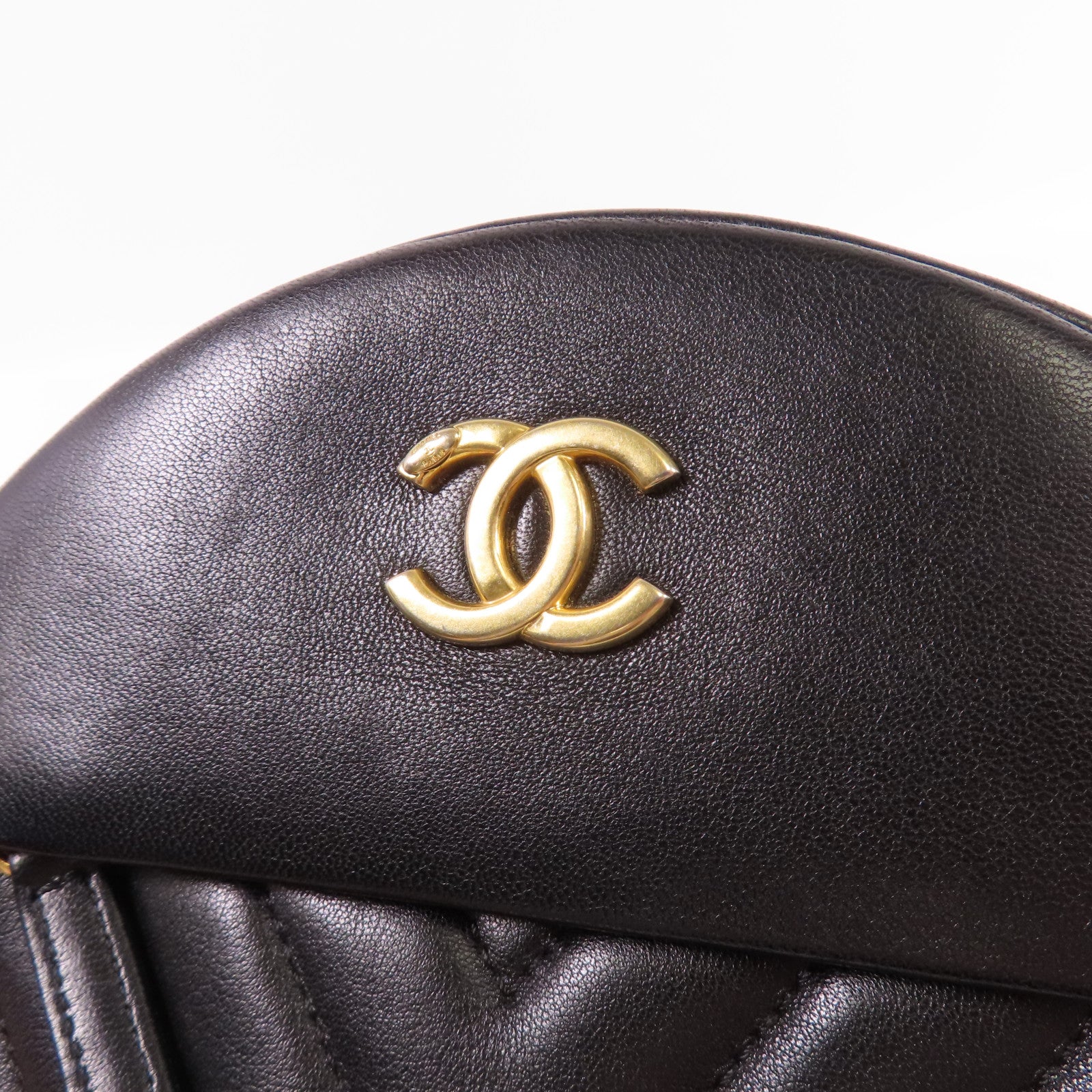 CHANEL 【激減優惠】牛皮皮革Shoulder Bag金扣鏈帶肩背袋