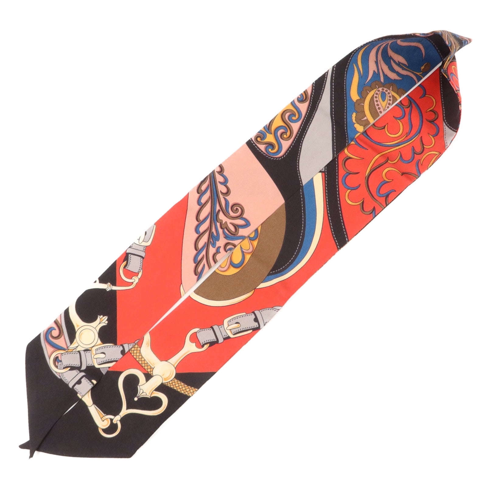 HERMES 絲質Twilly絲巾