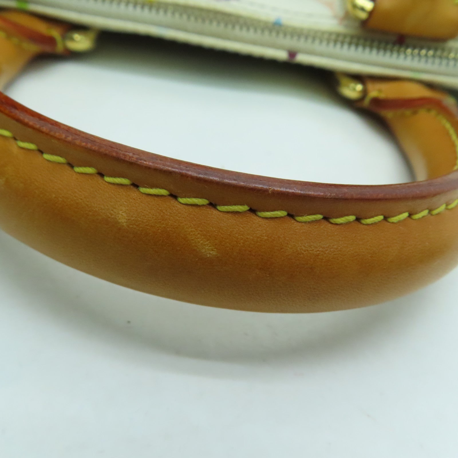 LOUIS VUITTON 【激減優惠】Monogram Multicolore Speedy 30金扣手挽袋白色彩色