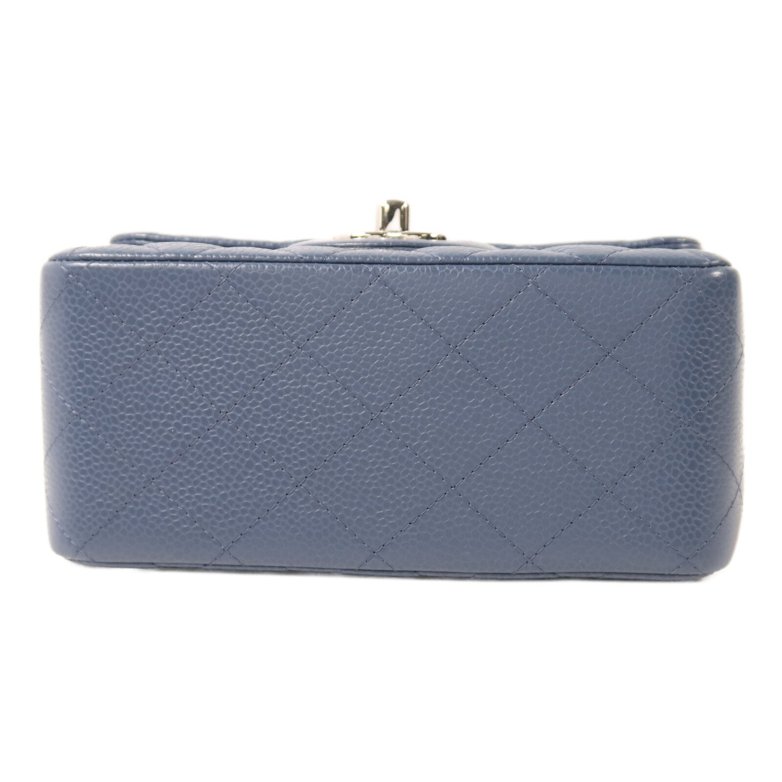 CHANEL 牛皮皮革Mini Classic 17銀扣鏈帶肩背袋