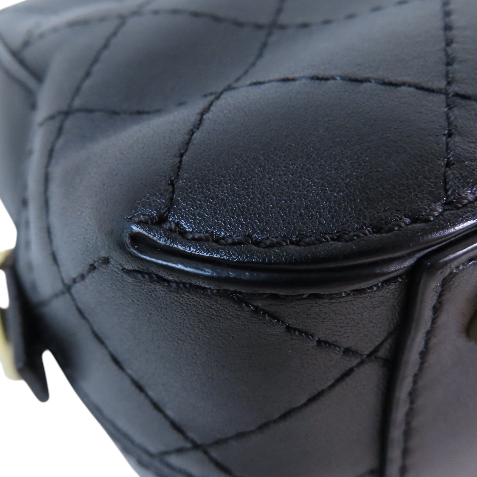 CHANEL 羊皮皮革Chain Shoulder Bag金扣鏈帶肩背袋