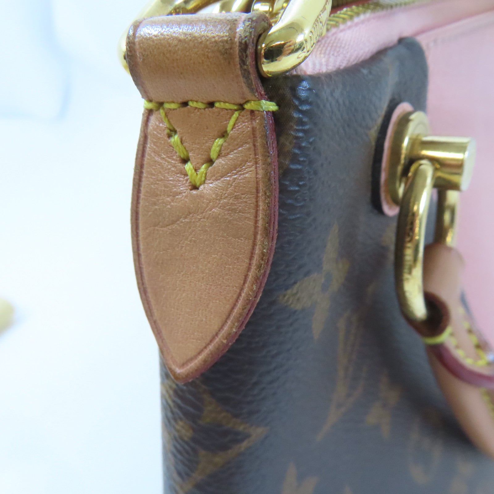LOUIS VUITTON 【激減優惠】Monogram V Tote BB金扣手挽肩背兩用袋啡色