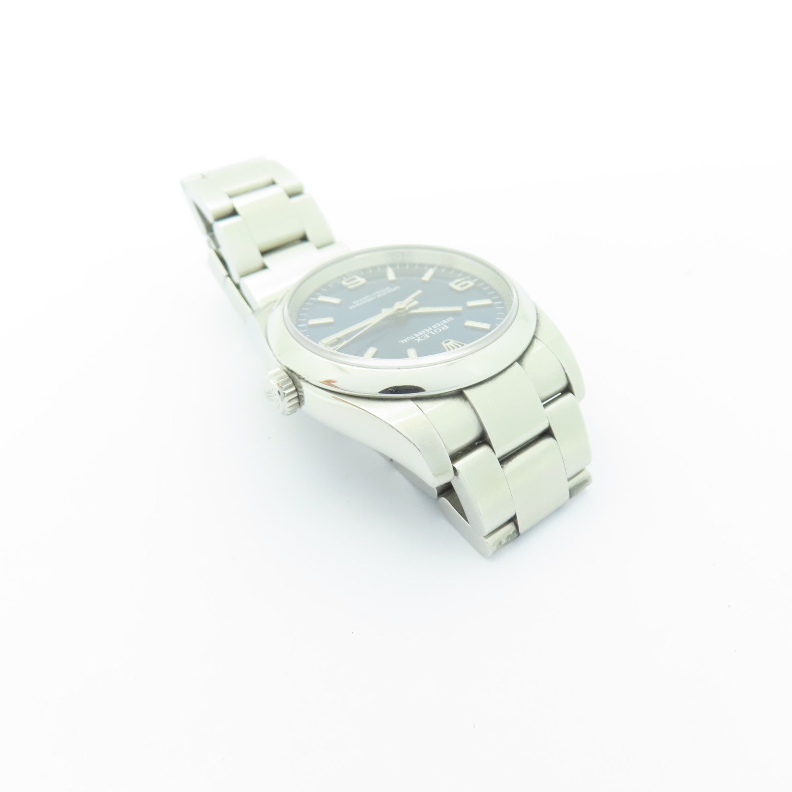 ROLEX Oyster Perpetual不鏽鋼手錶自動機芯藍色