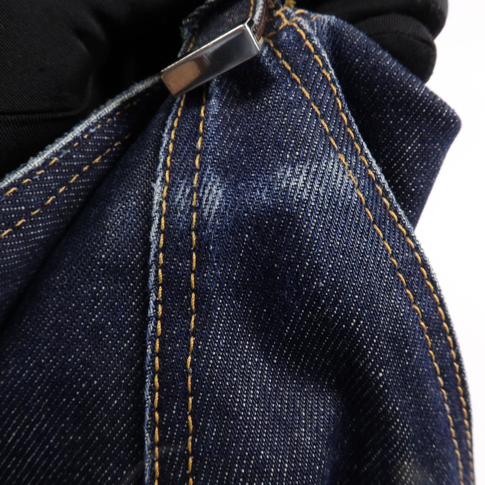 FENDI 牛仔布Mamma Baguette肩背袋