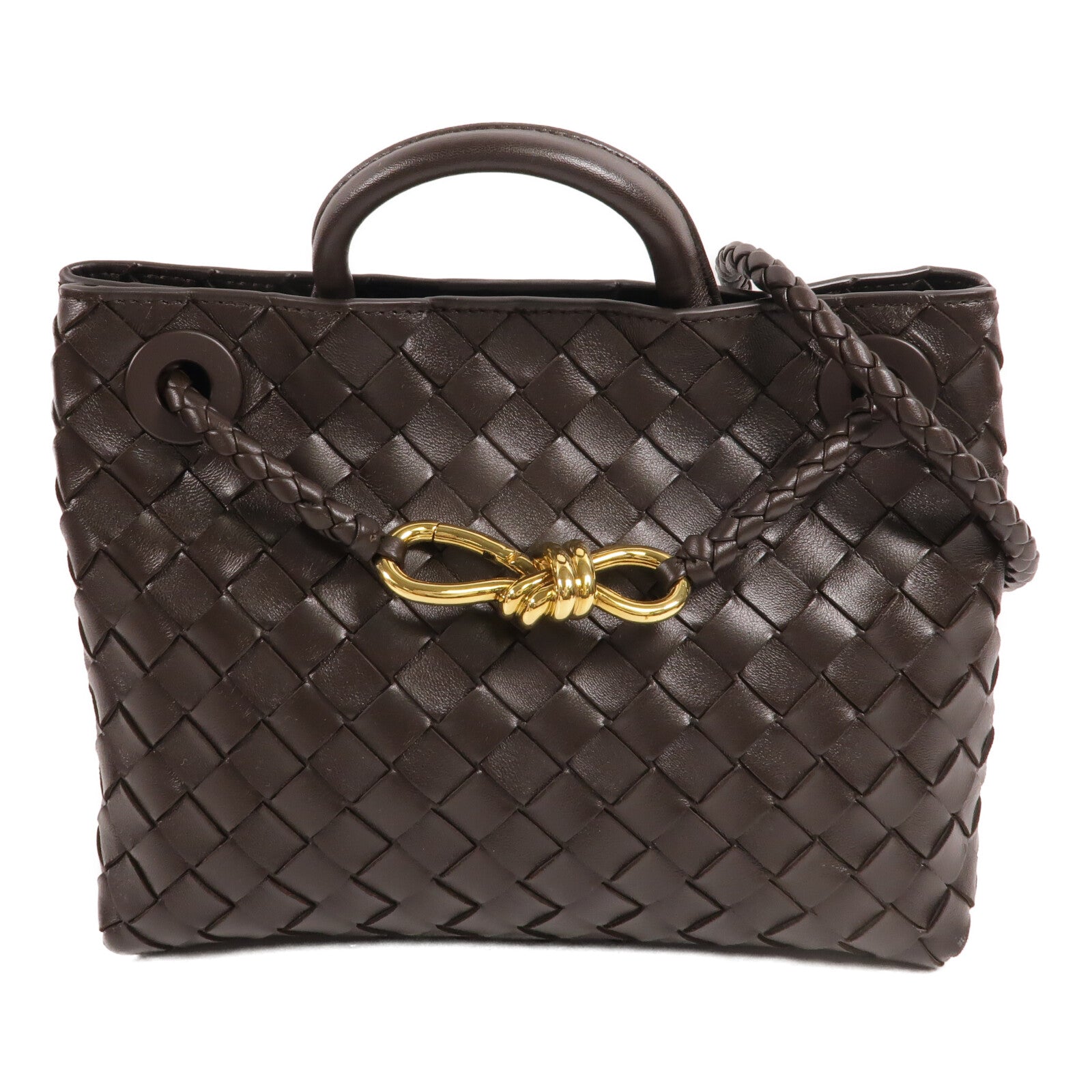 BOTTEGA VENETA 牛皮皮革Andiamo Small手挽肩背兩用袋