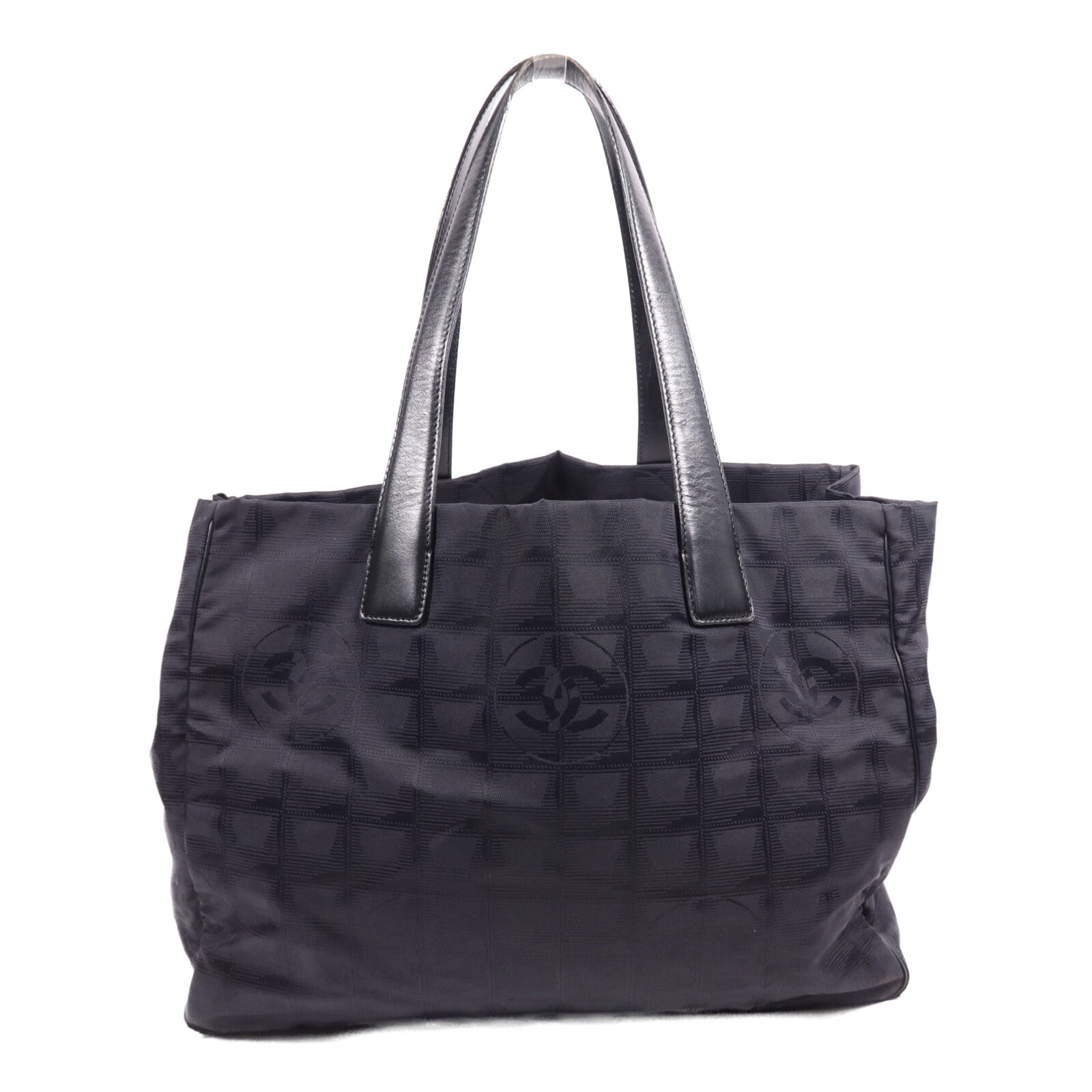 CHANEL 尼龍New Travel Line Tote金扣手挽袋