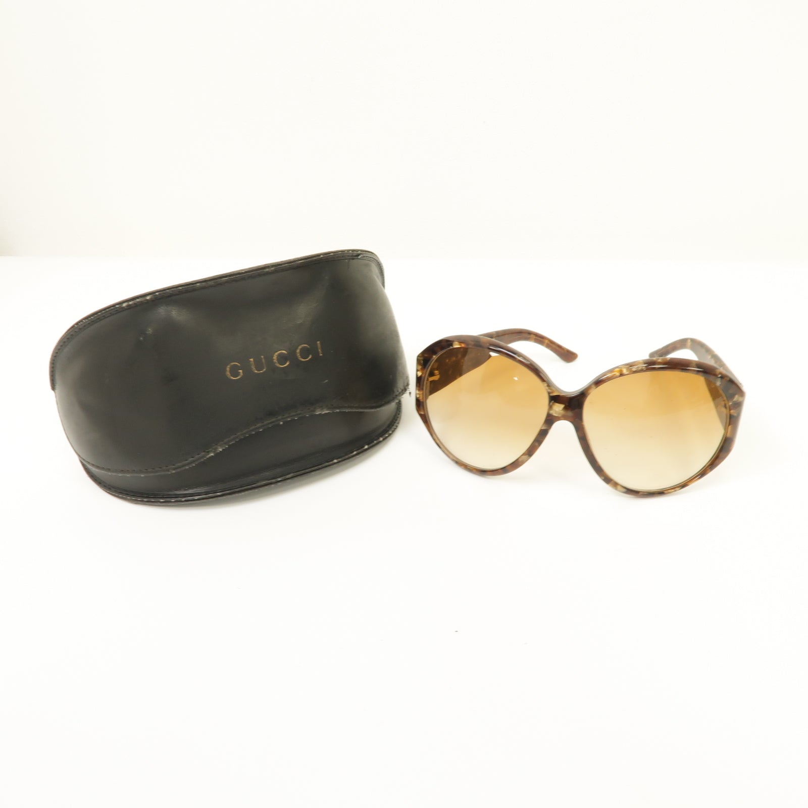 GUCCI PVC Sunglasses太陽眼鏡棕色