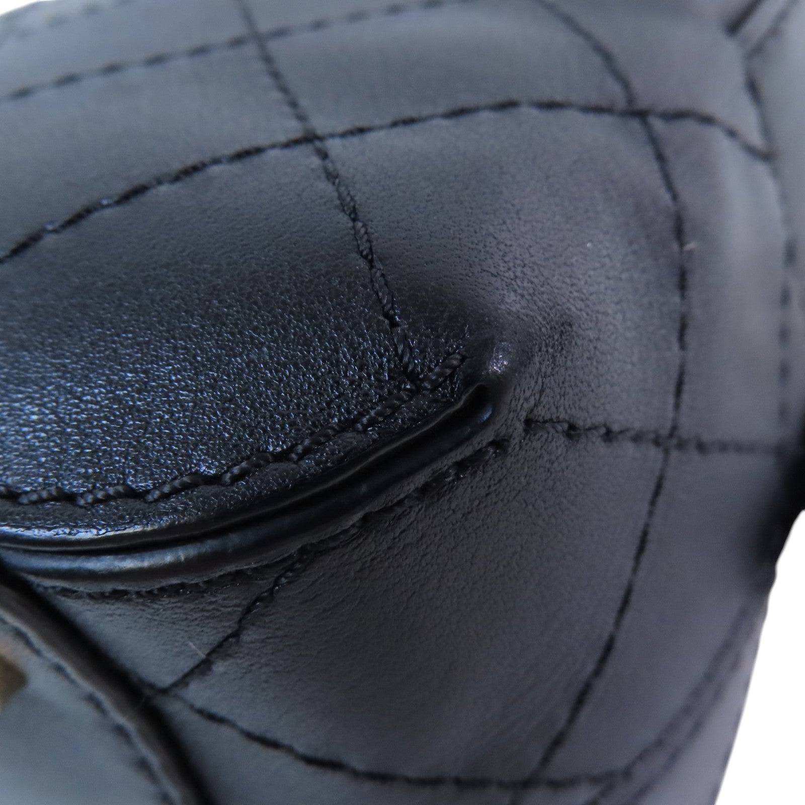 CHANEL 羊皮皮革Chain Shoulder Bag金扣鏈帶肩背袋