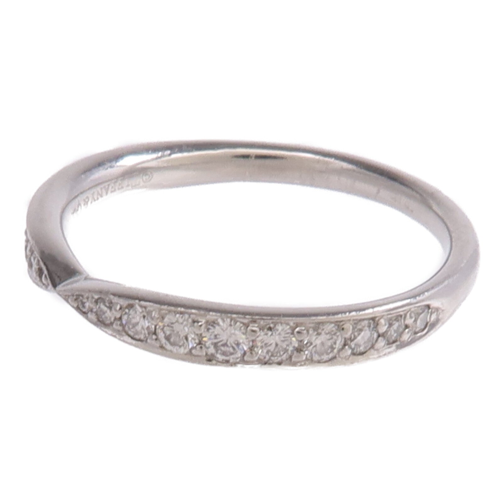 TIFFANY＆CO PT950鉑金Diamond Ring鑽石戒指