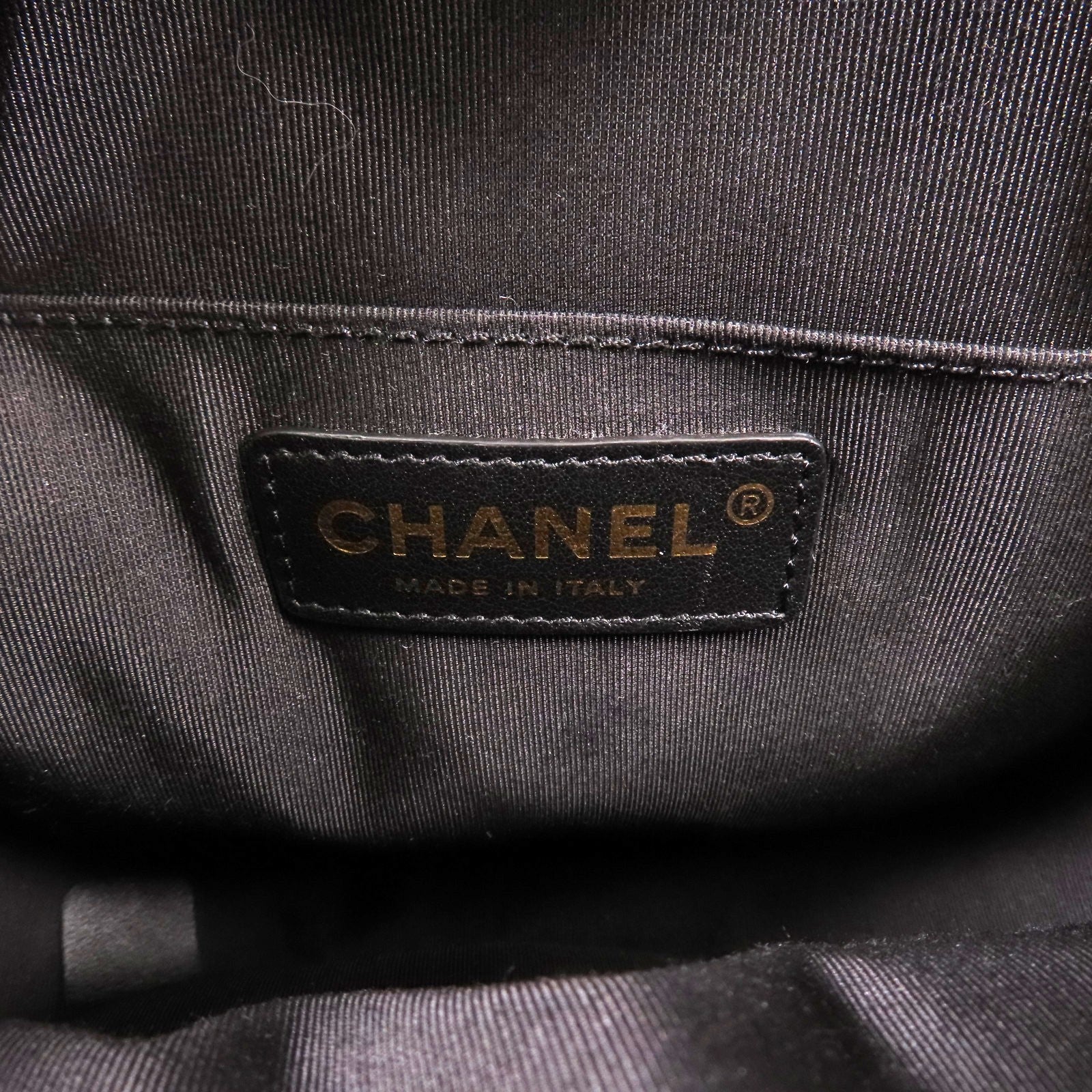 CHANEL 牛皮皮革Shoulder Bag金扣鏈帶肩背袋