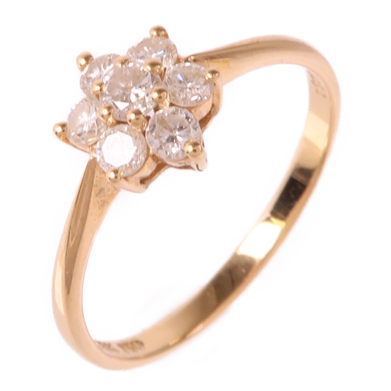 JEWELRY 【激減優惠】18K玫瑰金Diamond Ring鑽石戒指US#5.75