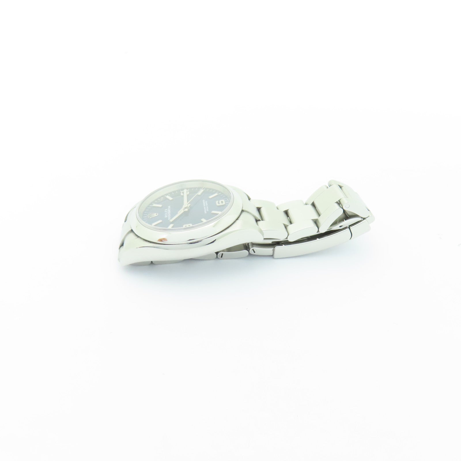 ROLEX Oyster Perpetual不鏽鋼手錶自動機芯藍色