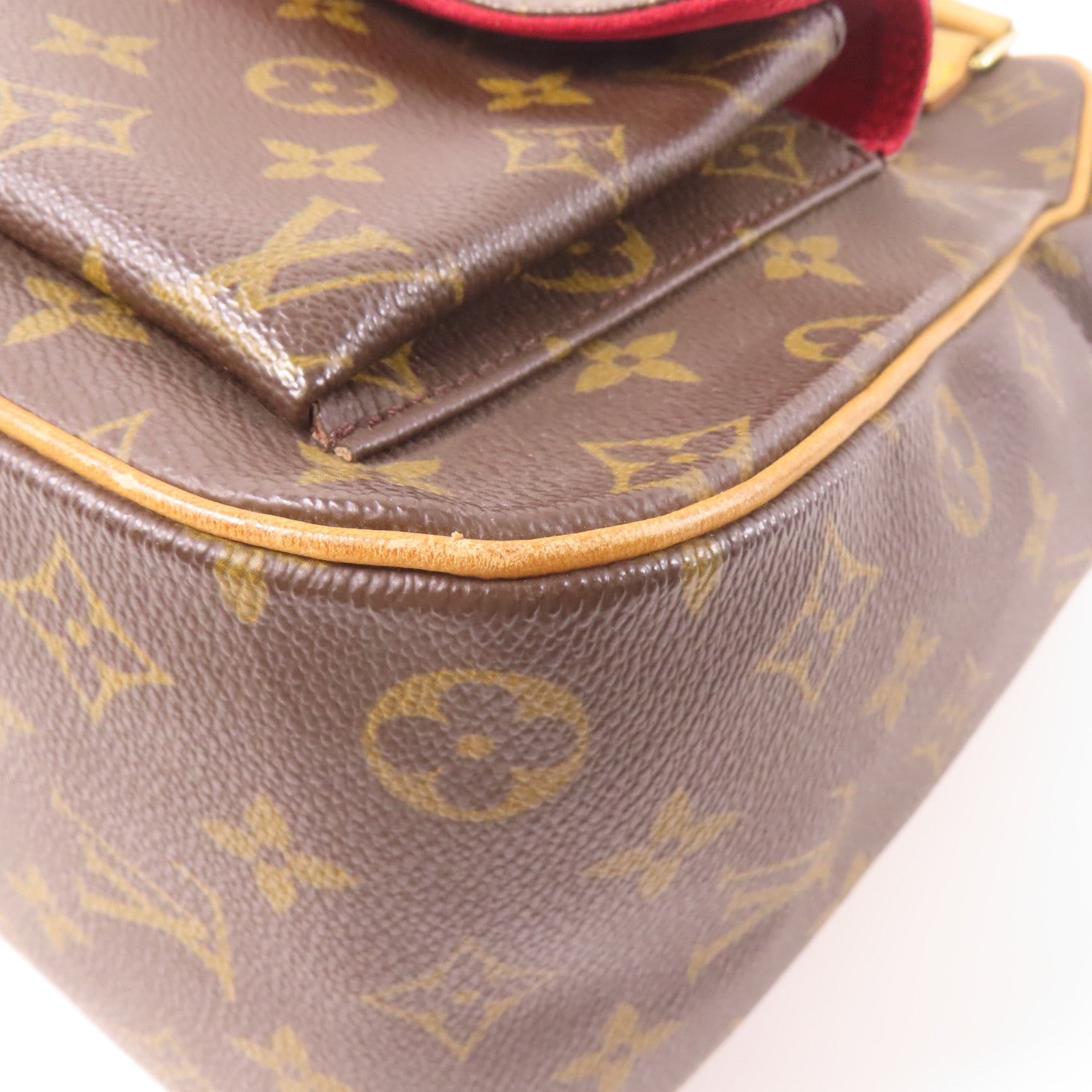 LOUIS VUITTON Monogram Excehtri-Cite金扣手挽袋啡色