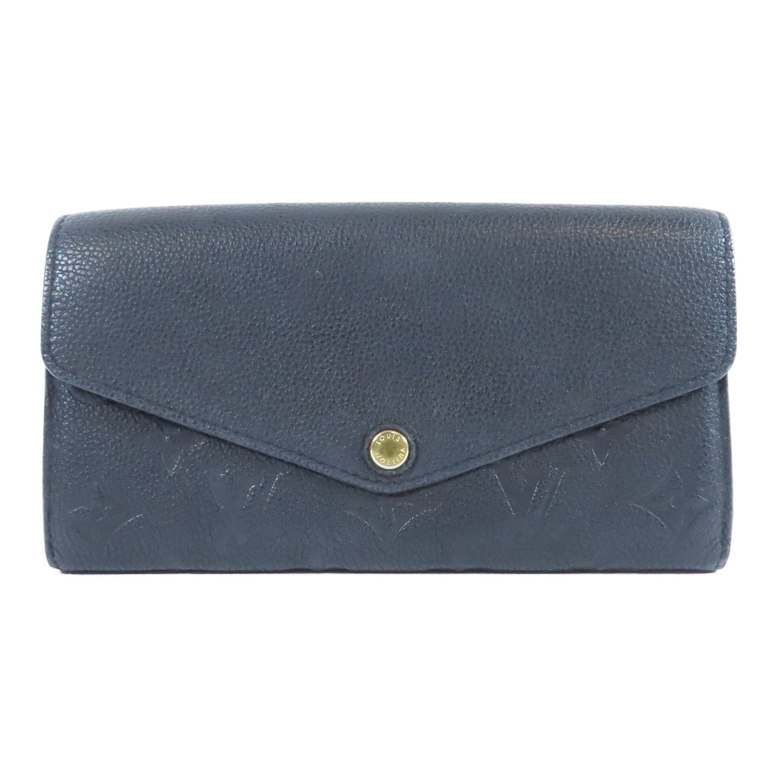 LOUIS VUITTON 【激減優惠】Monogram Empreinte Long Wallet金扣錢包黑色