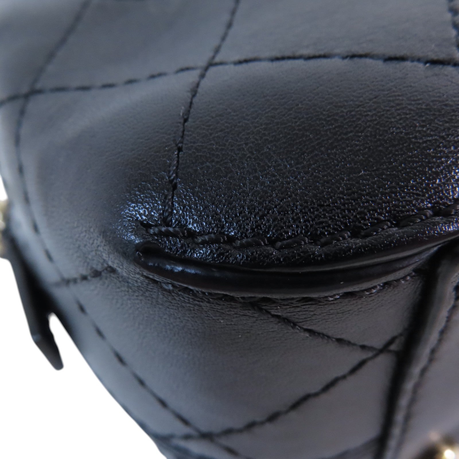 CHANEL 羊皮皮革Chain Shoulder Bag金扣鏈帶肩背袋