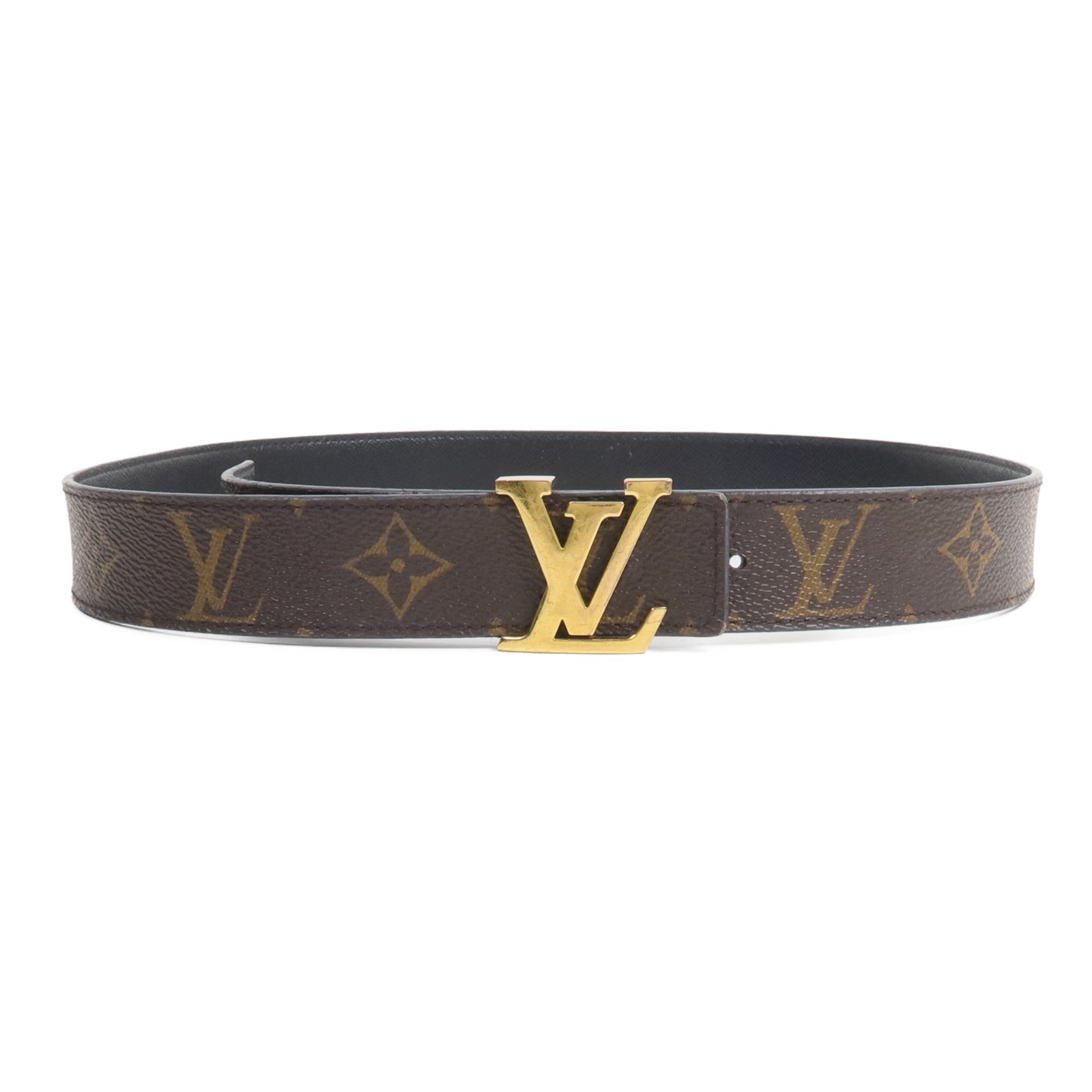 LOUIS VUITTON Monogram Initiales 30mm Reversible Belt腰帶