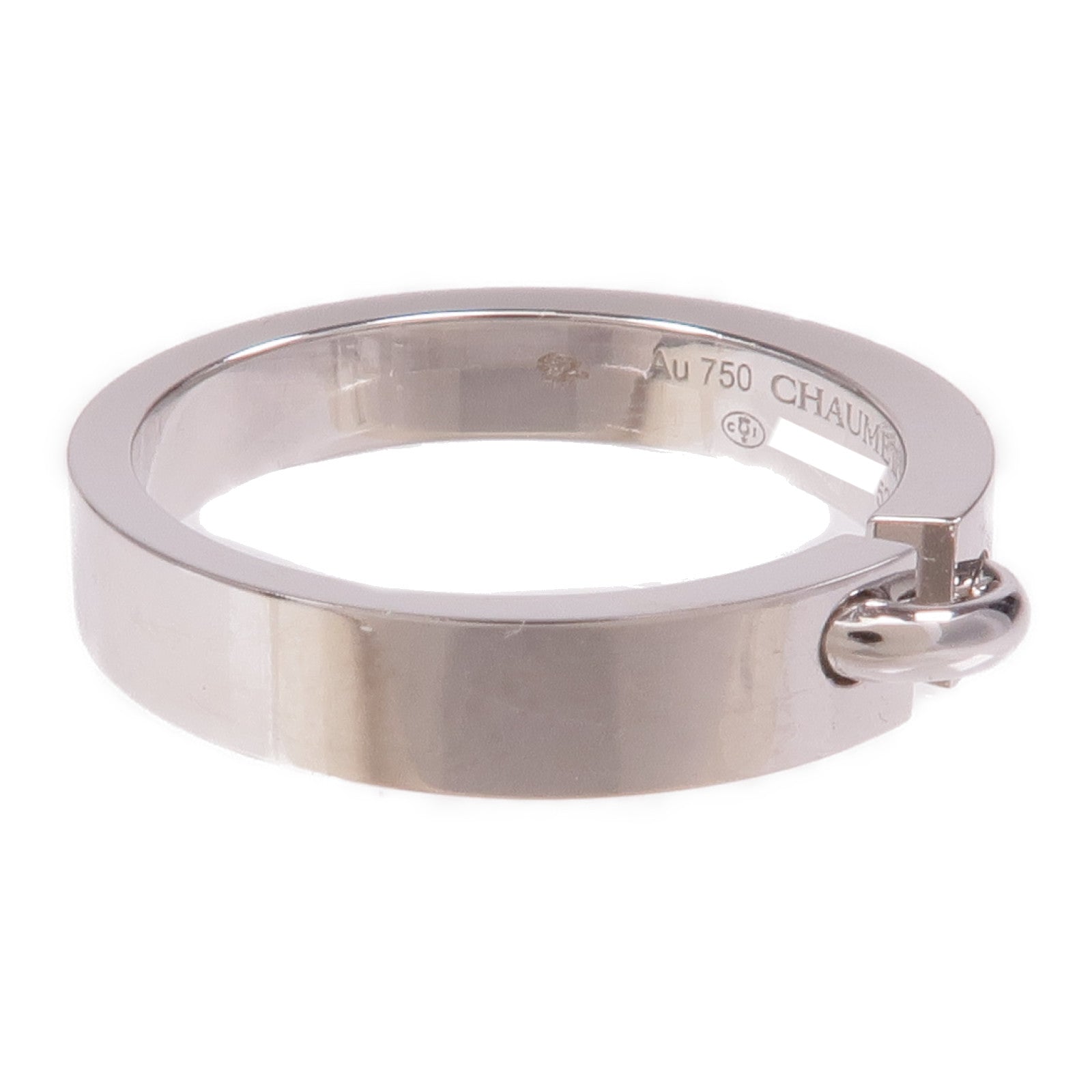 Chaumet 18K白金Liens Evidence戒指Chaumet#52/US#6