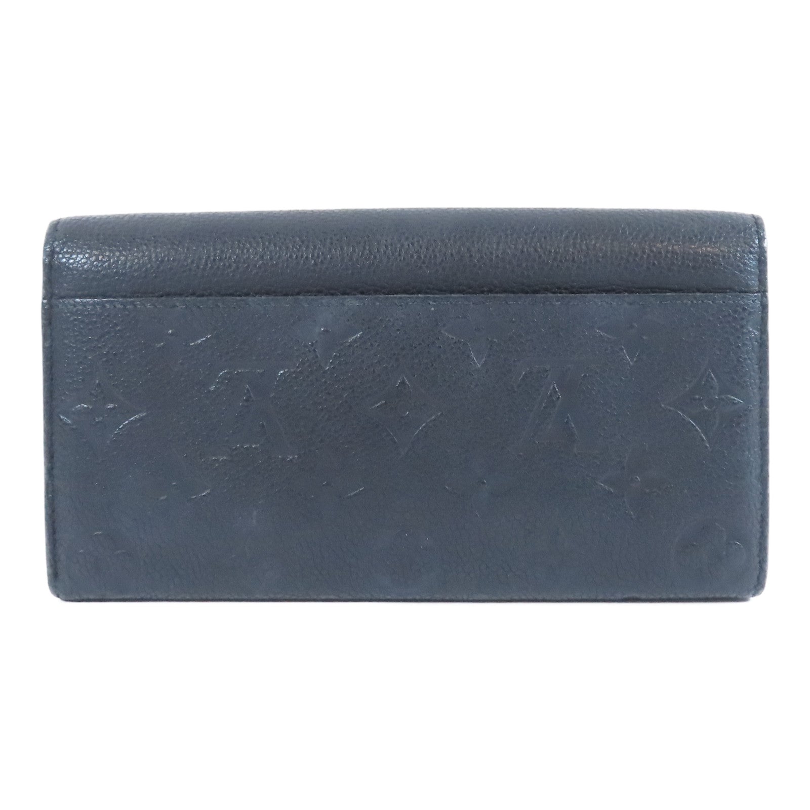 LOUIS VUITTON 【激減優惠】Monogram Empreinte Long Wallet金扣錢包黑色