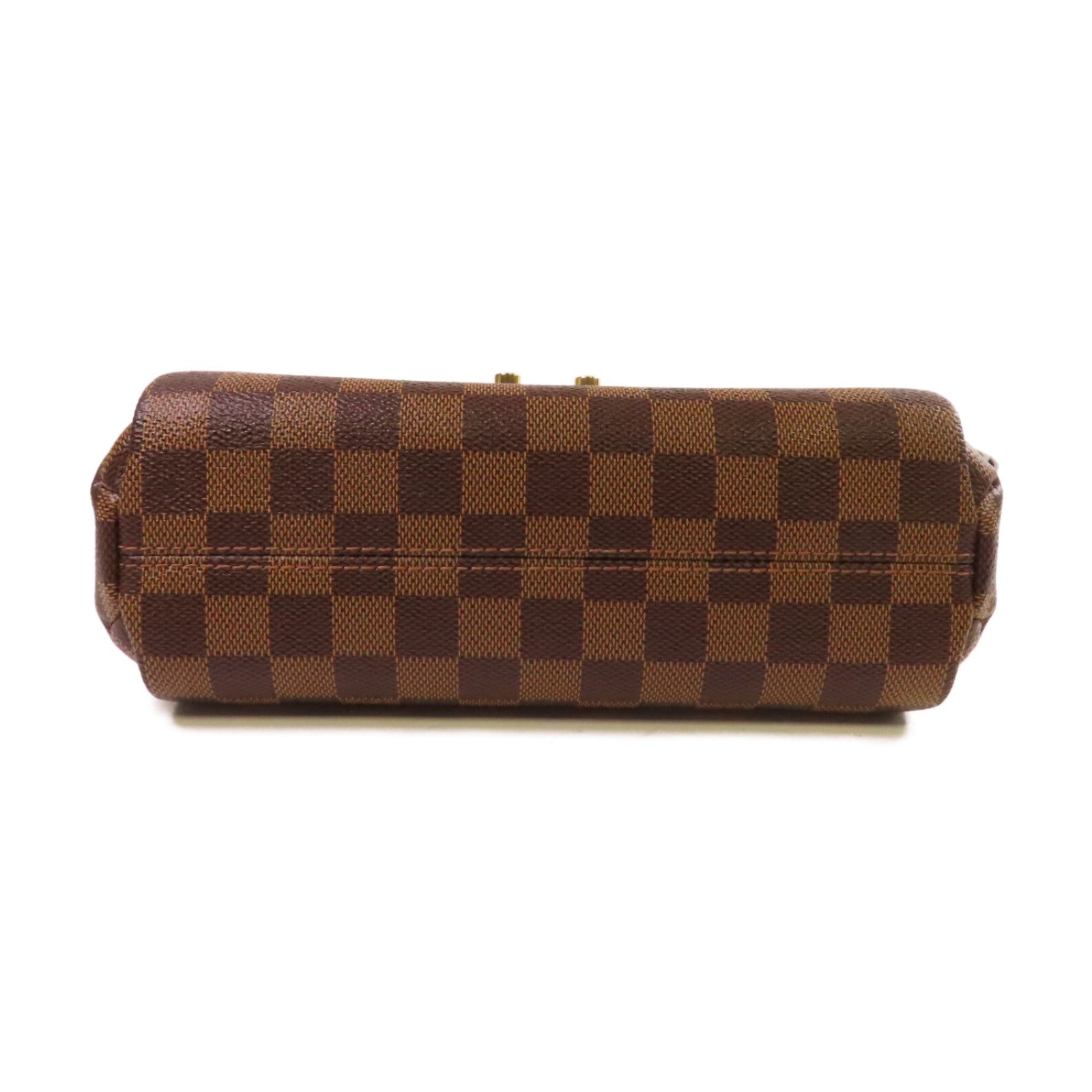 LOUIS VUITTON Damier Ebene Croisette 2Way Shoulder Bag金扣手挽肩背兩用袋啡色