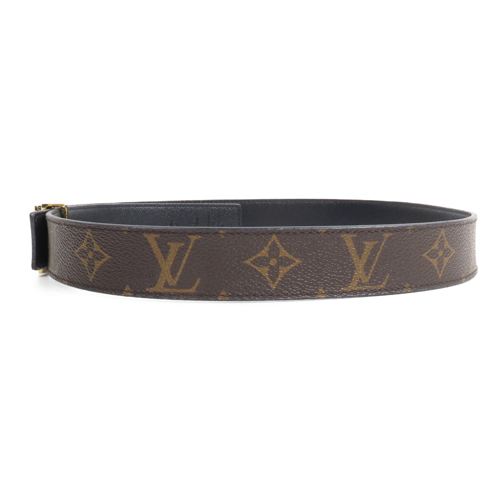 LOUIS VUITTON Monogram Initiales 30mm Reversible Belt腰帶