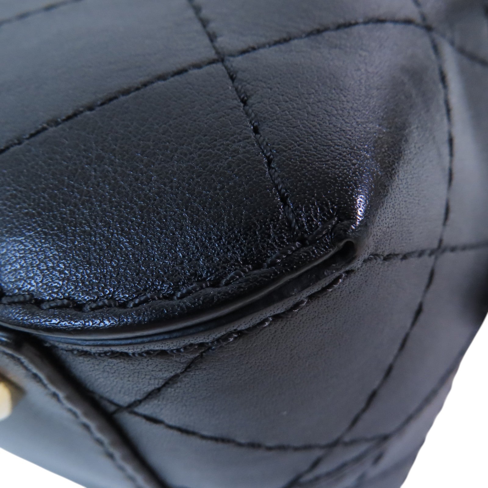 CHANEL 羊皮皮革Chain Shoulder Bag金扣鏈帶肩背袋