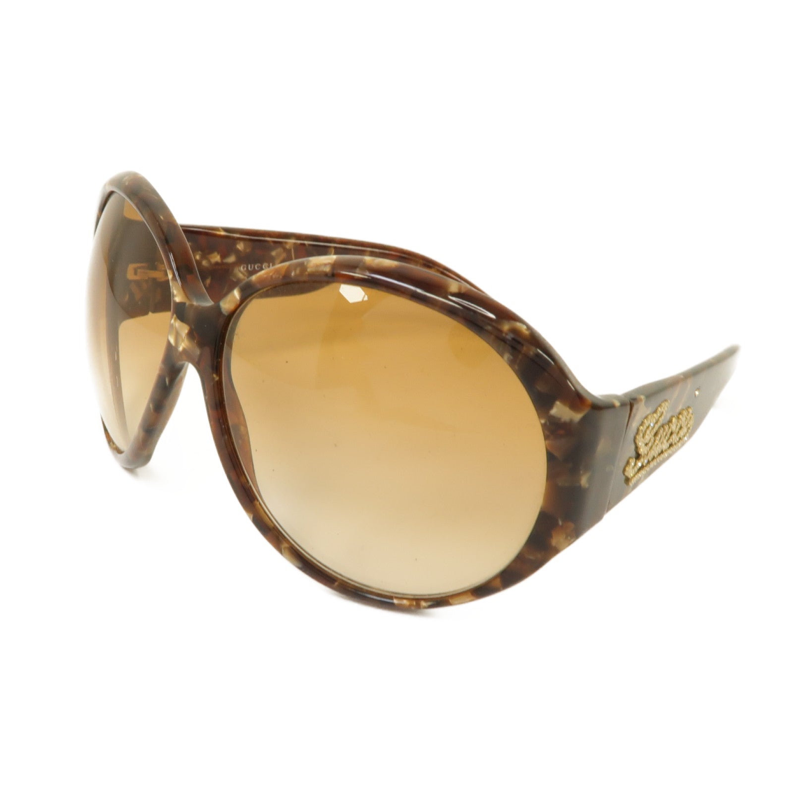 GUCCI PVC Sunglasses太陽眼鏡棕色