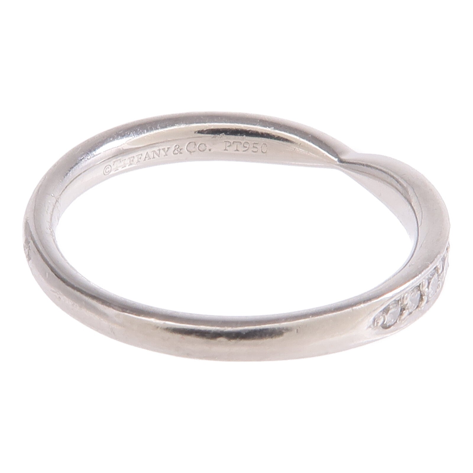 TIFFANY＆CO PT950鉑金Diamond Ring鑽石戒指