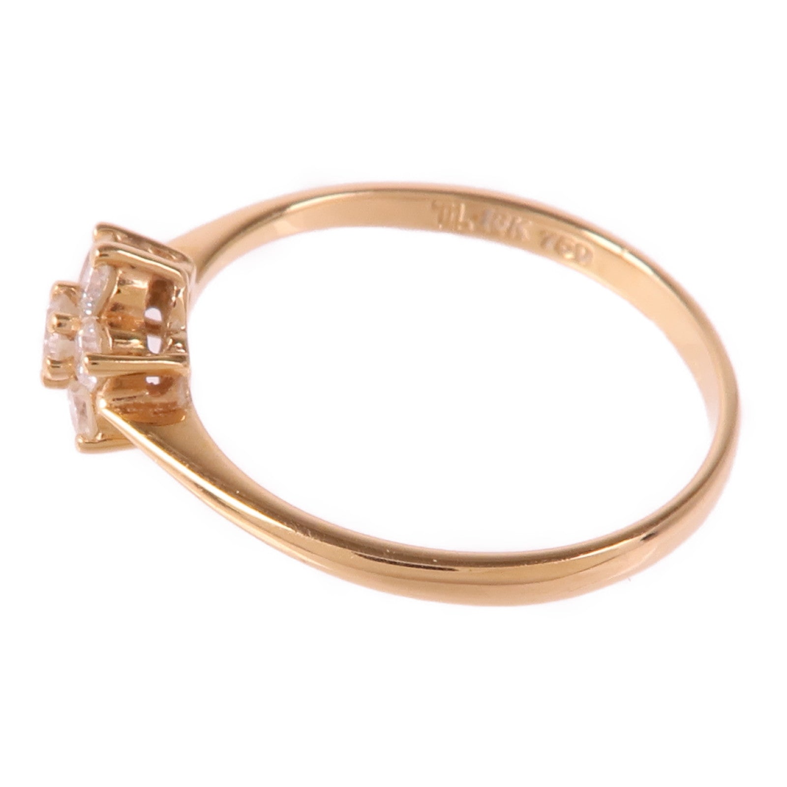 JEWELRY 【激減優惠】18K玫瑰金Diamond Ring鑽石戒指US#5.75