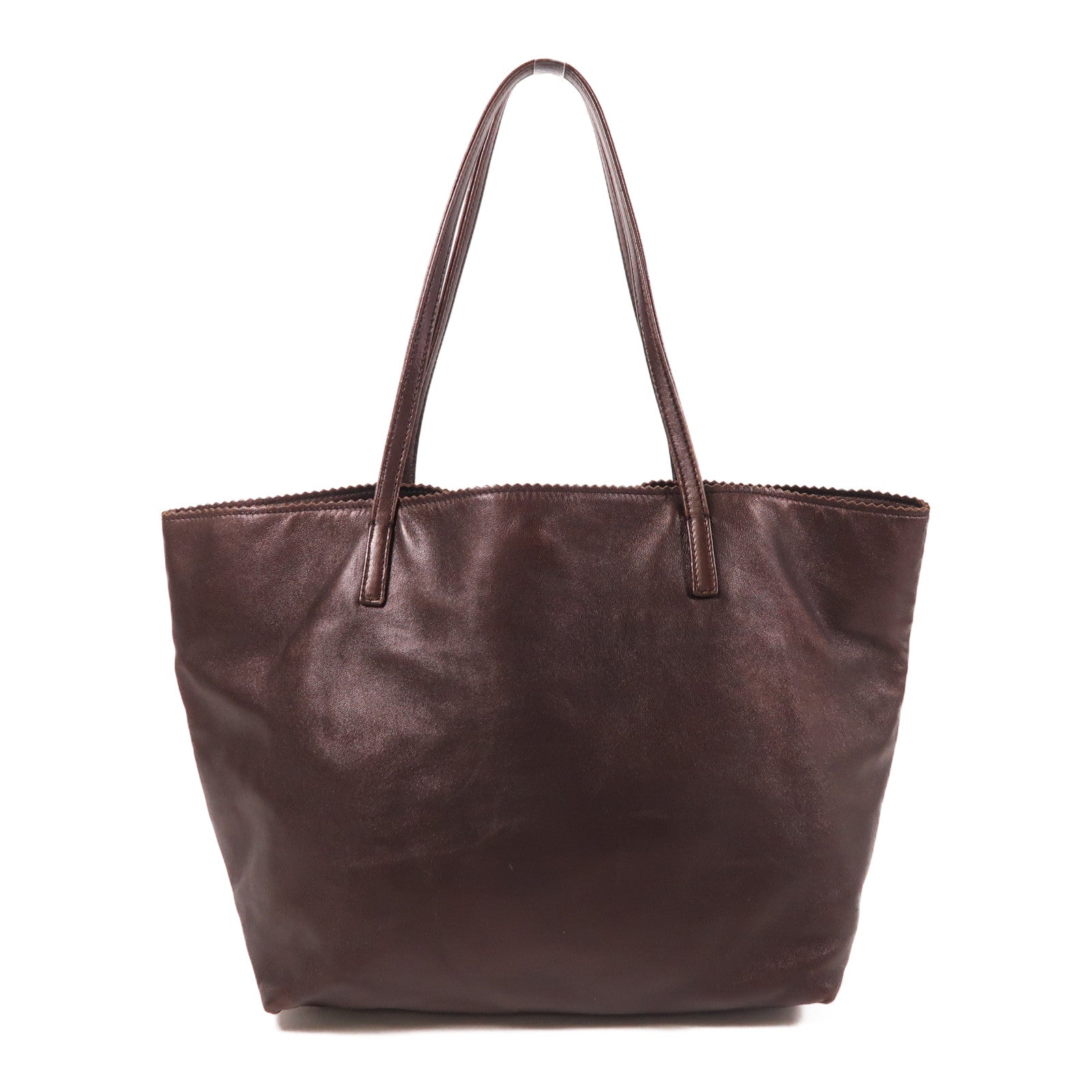LOEWE 皮革Shoulder Tote金扣肩背袋/手挽袋