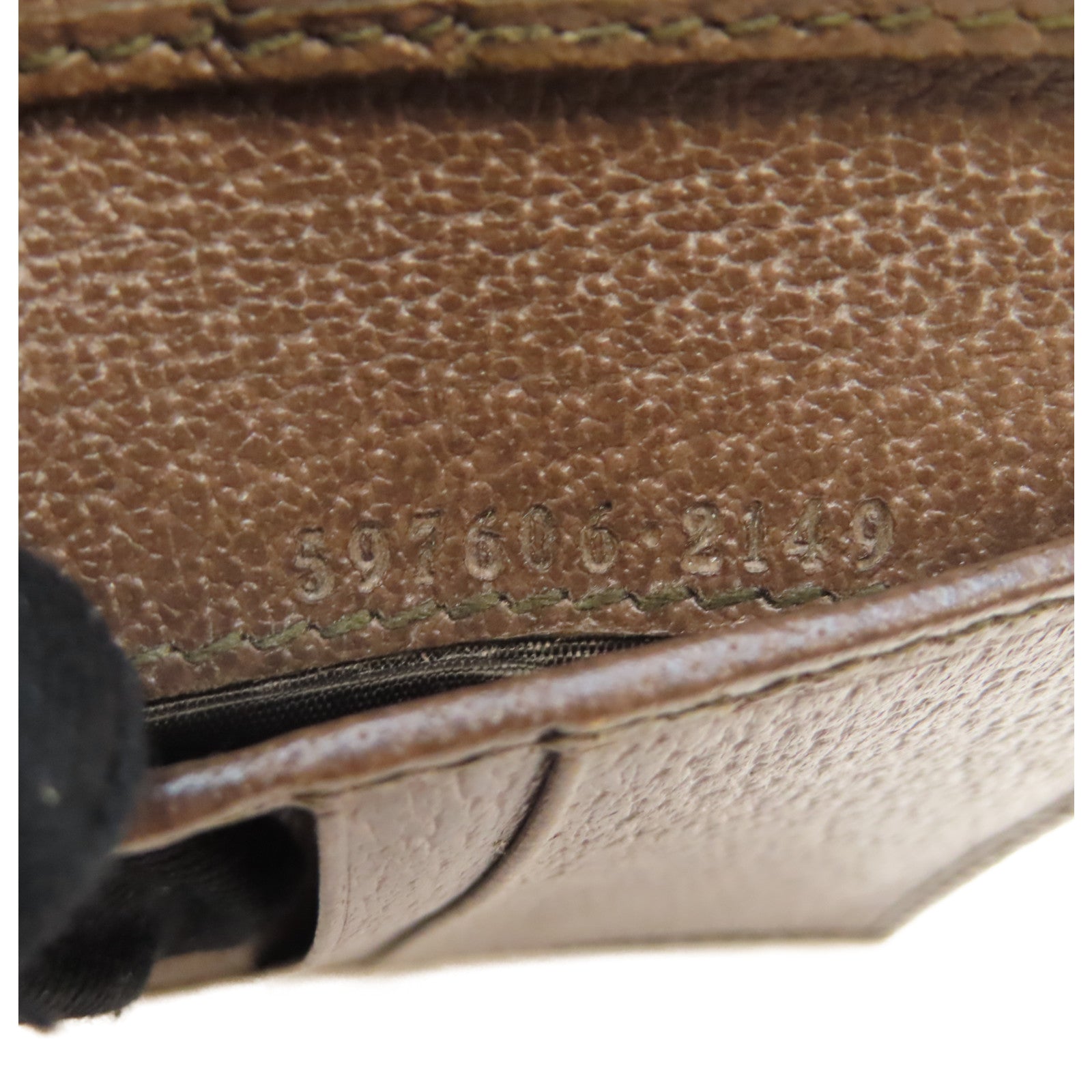 GUCCI 塗層帆布Ophidia GG Wallet金扣錢包啡色