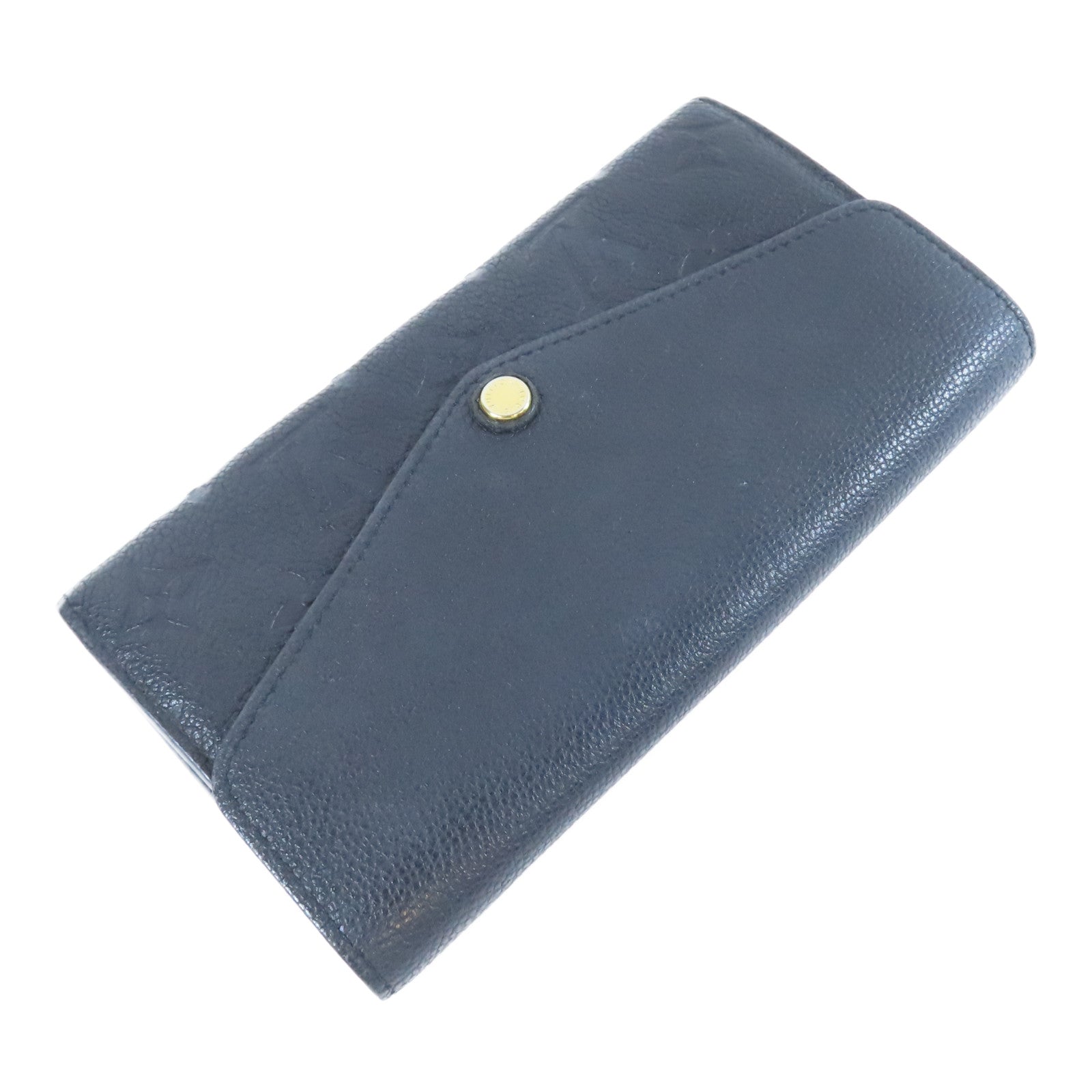LOUIS VUITTON 【激減優惠】Monogram Empreinte Long Wallet金扣錢包黑色