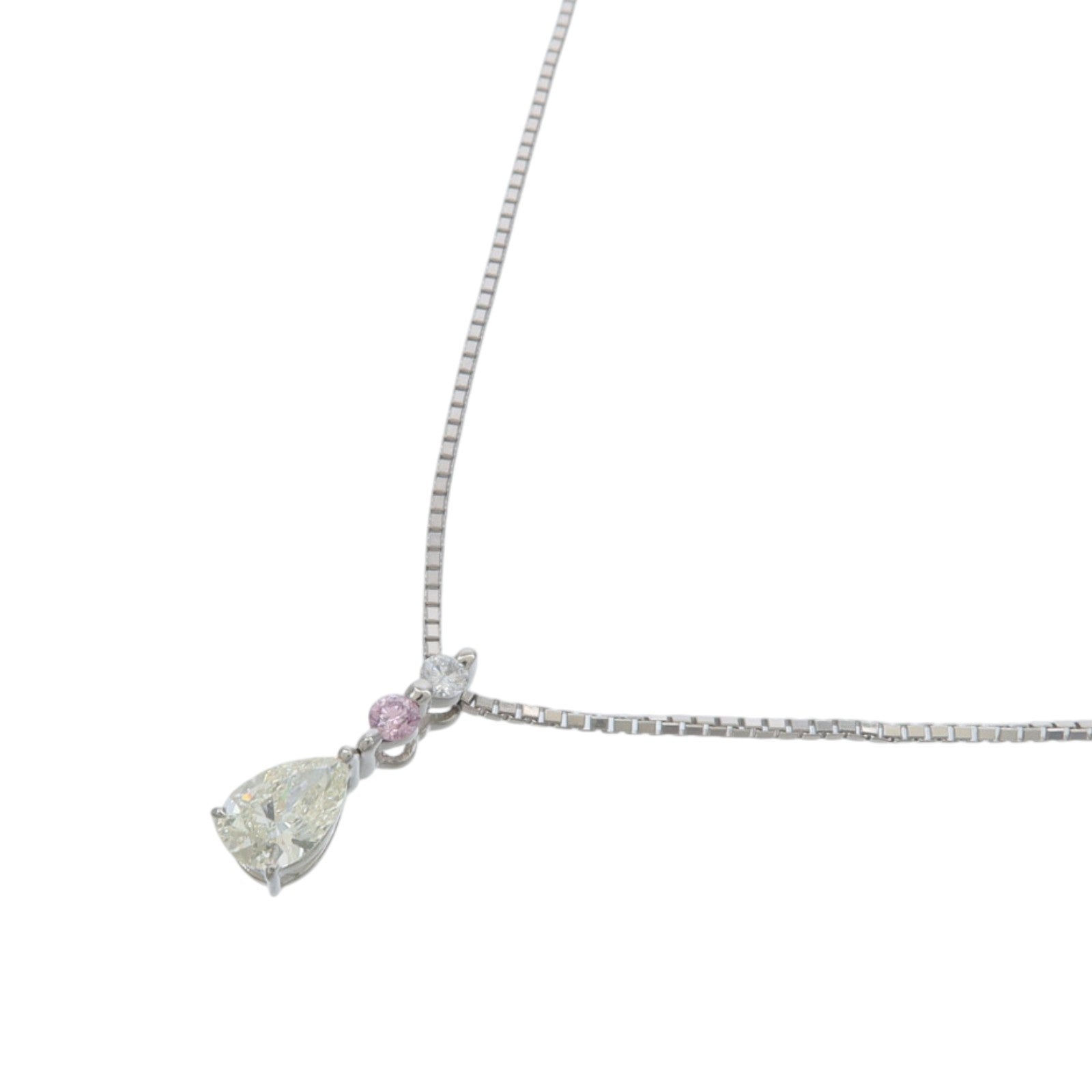 JEWELRY 18K白金/PT900鉑金Diamond Necklace鑽石項鍊
