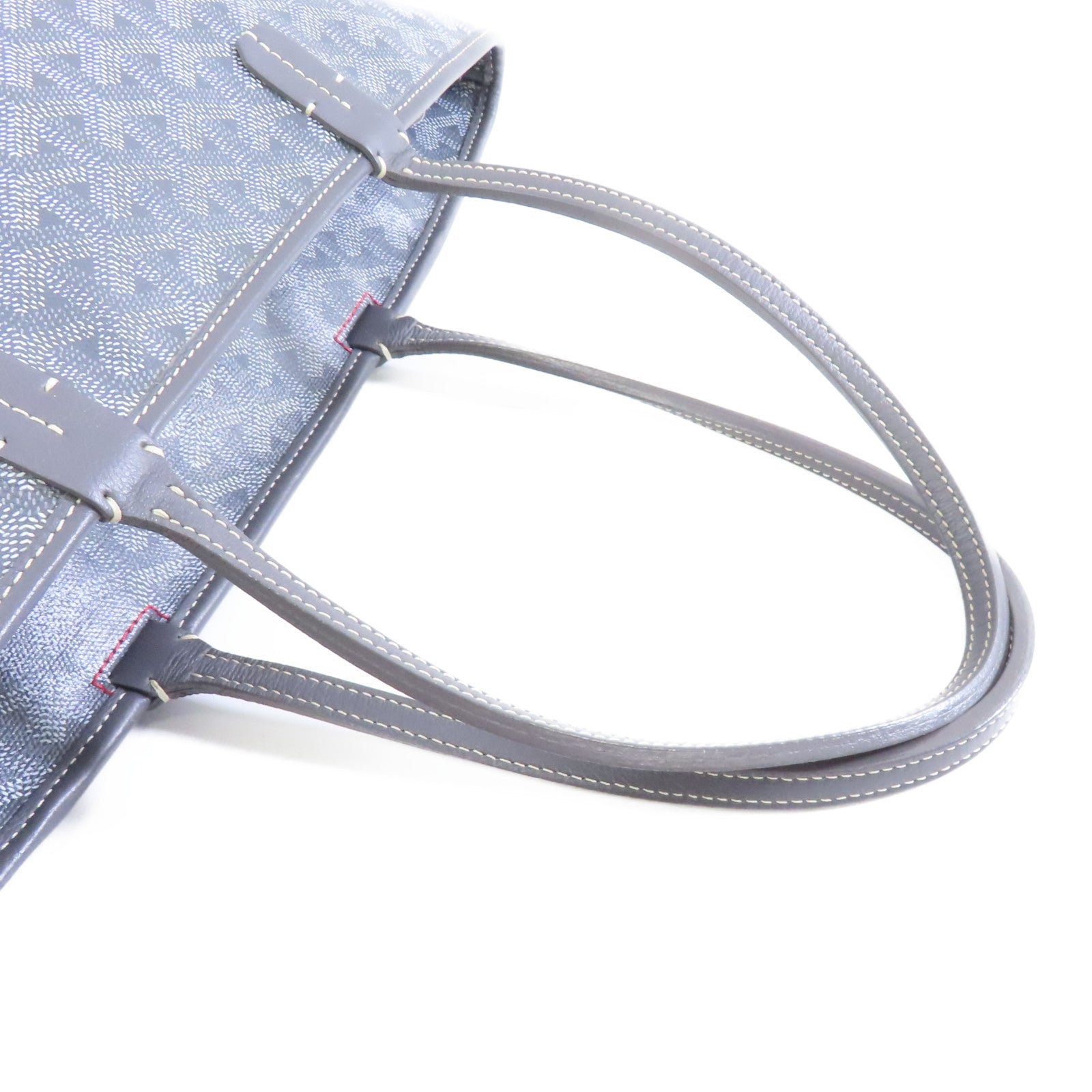 GOYARD 塗層帆布Artois銀扣肩背袋灰色