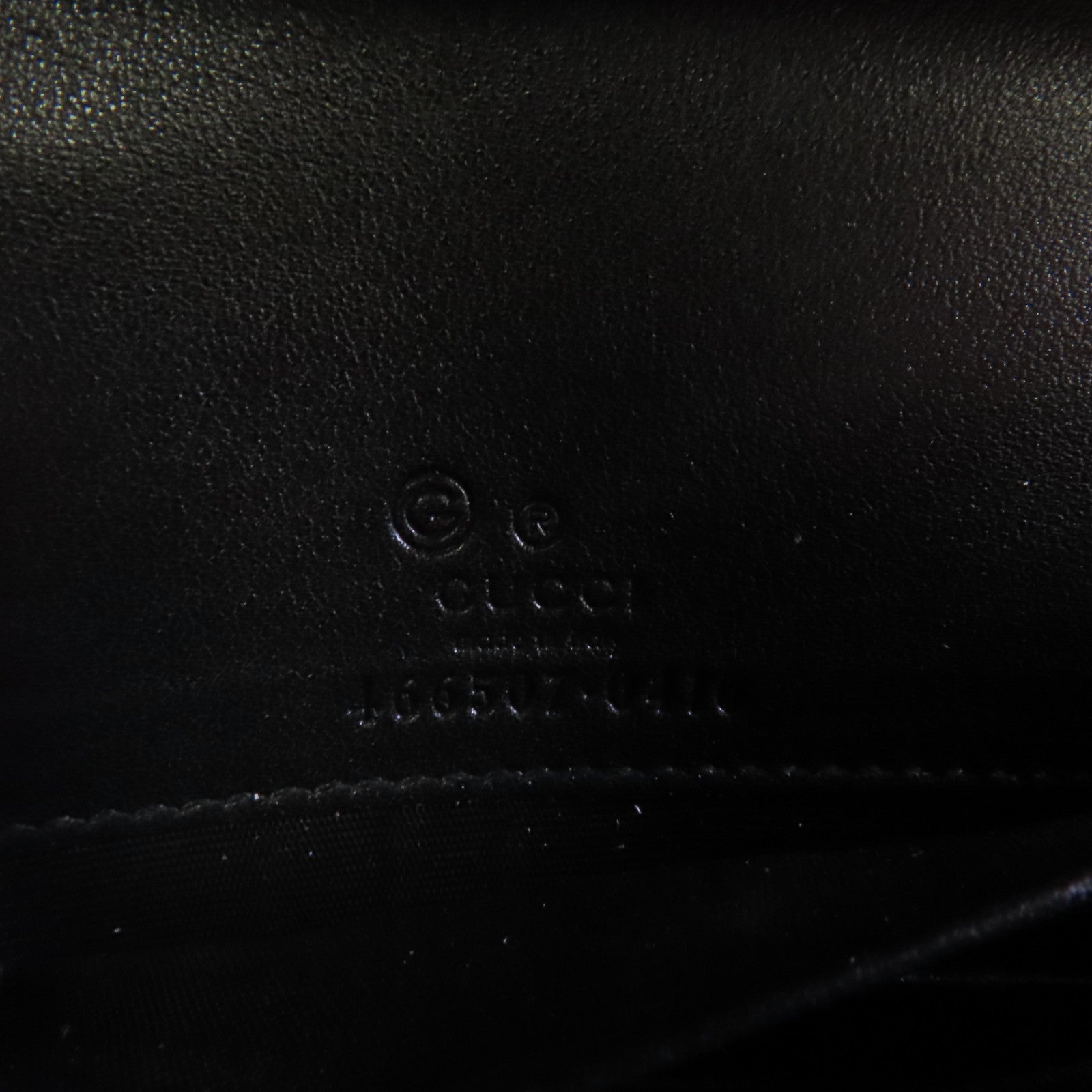GUCCI 牛皮皮革Wallet Shoulder Bag金扣肩背袋