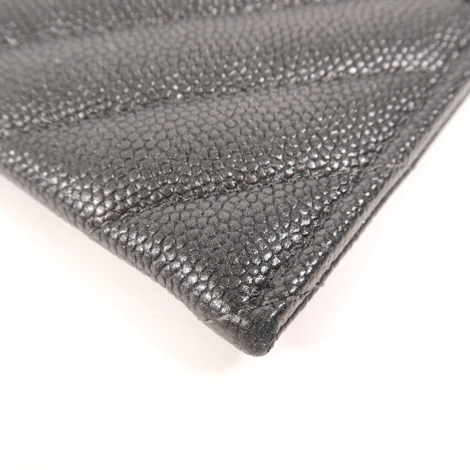 CHANEL 牛皮皮革Wallet金扣長錢包