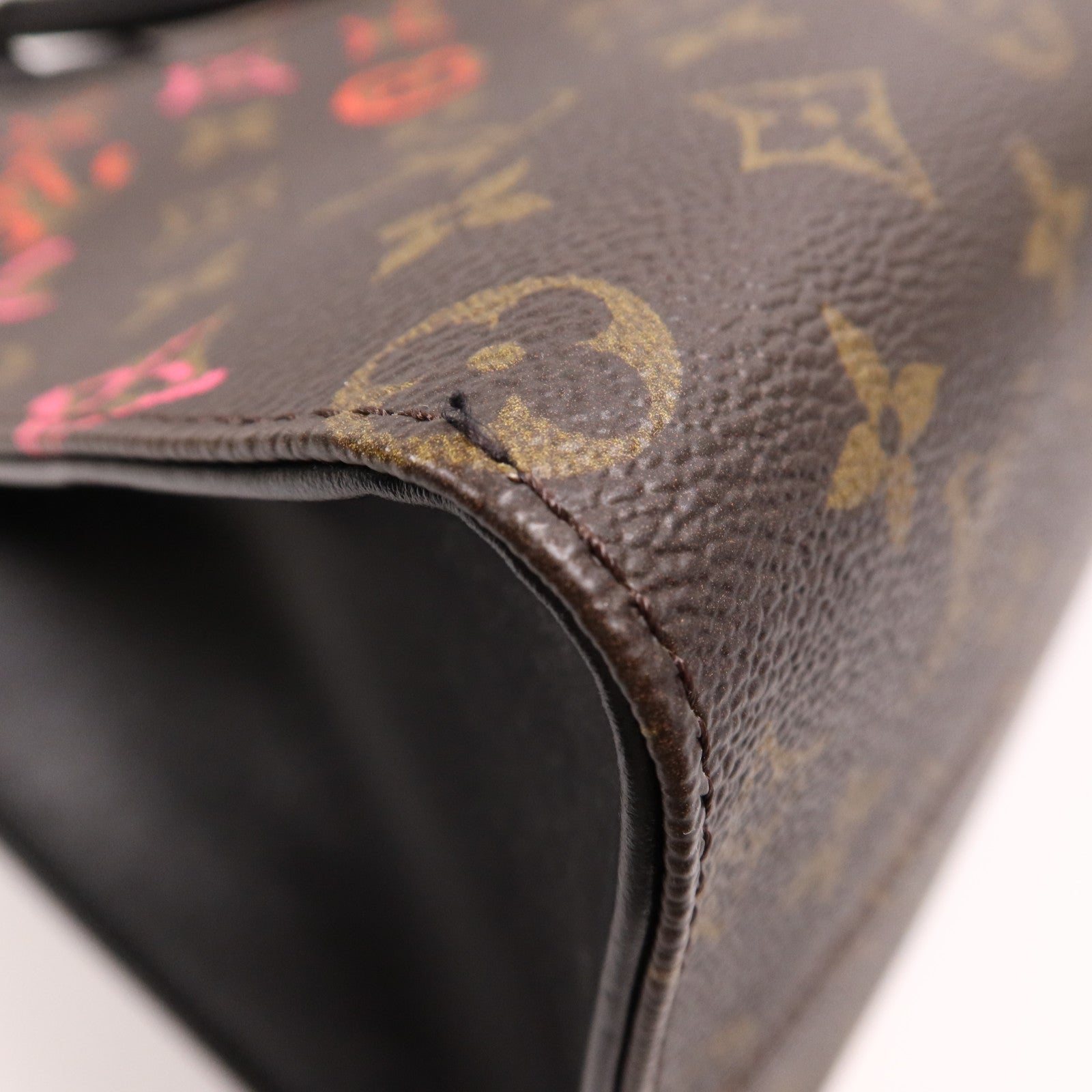 LOUIS VUITTON Monogram On The Go Fall In Love金扣手挽肩背兩用袋