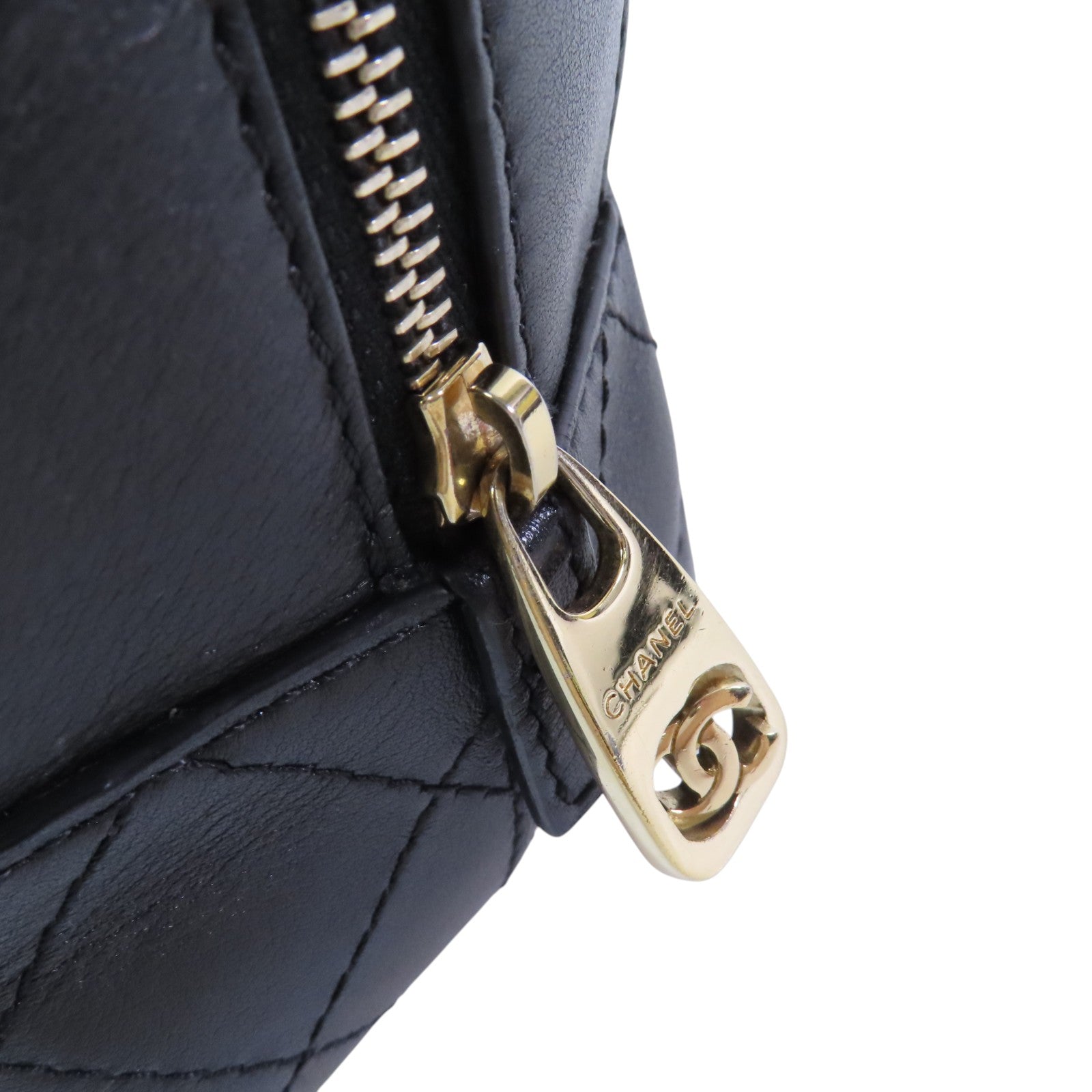 CHANEL 羊皮皮革Chain Shoulder Bag金扣鏈帶肩背袋
