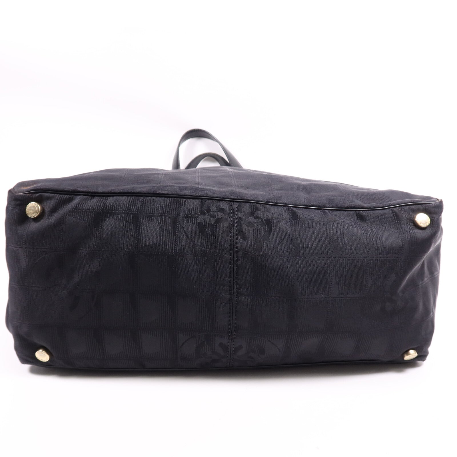 CHANEL 尼龍New Travel Line Tote金扣手挽袋